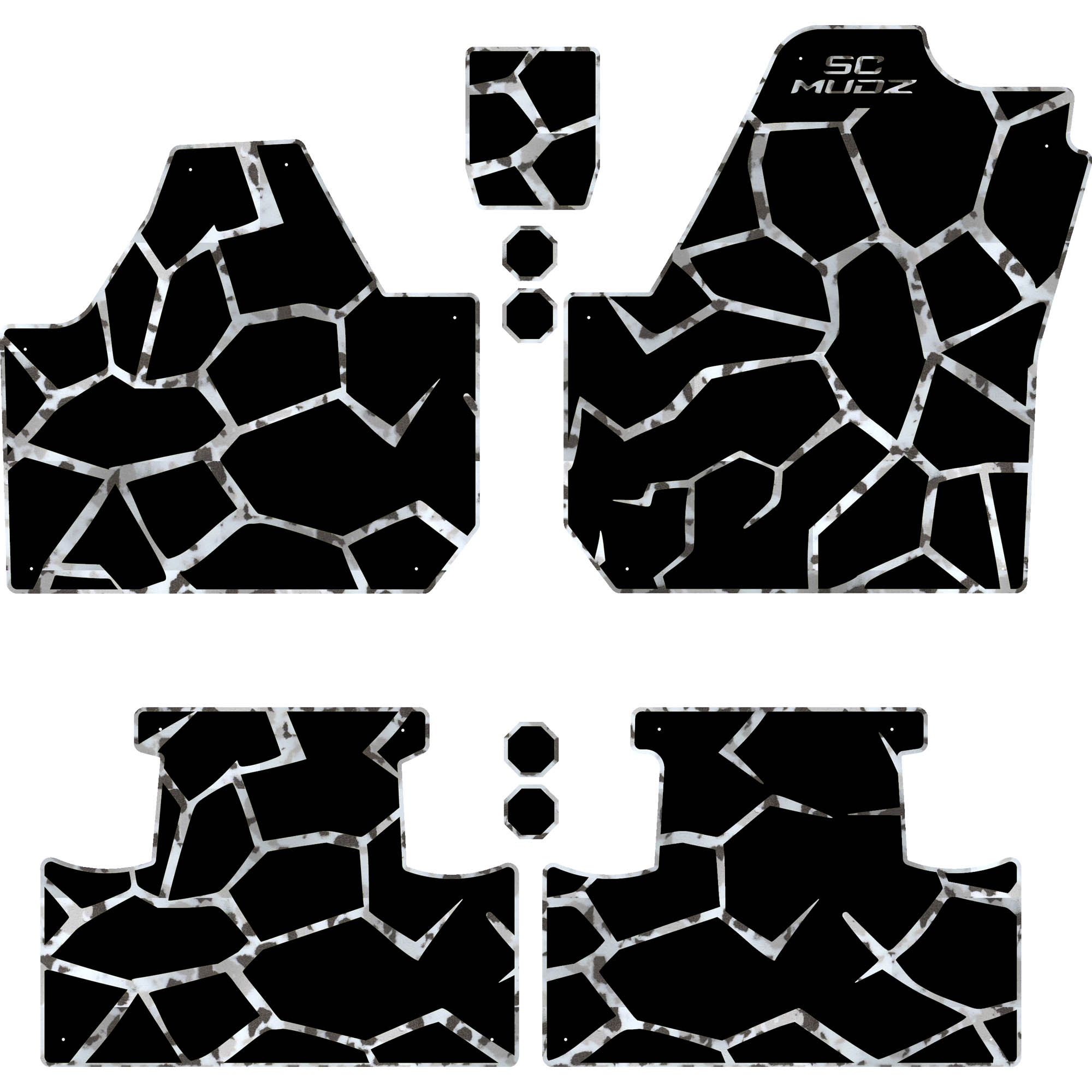 Can-Am Maverick X3 - 4 Seat Floor Mats - OEM