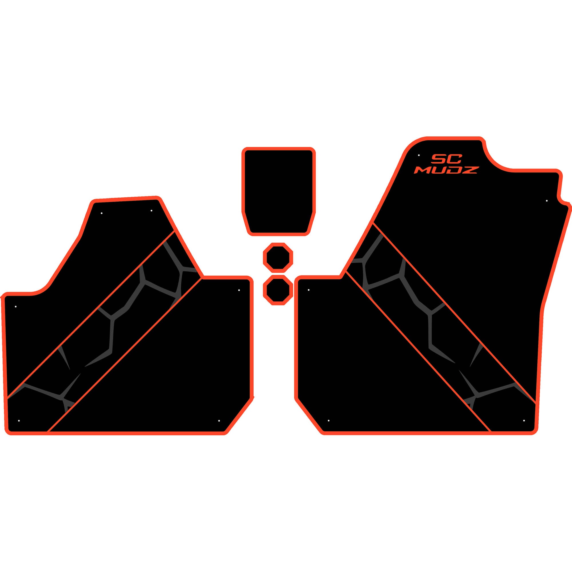 Can-Am Maverick X3 - 2 Seat Floor Mats - OEM