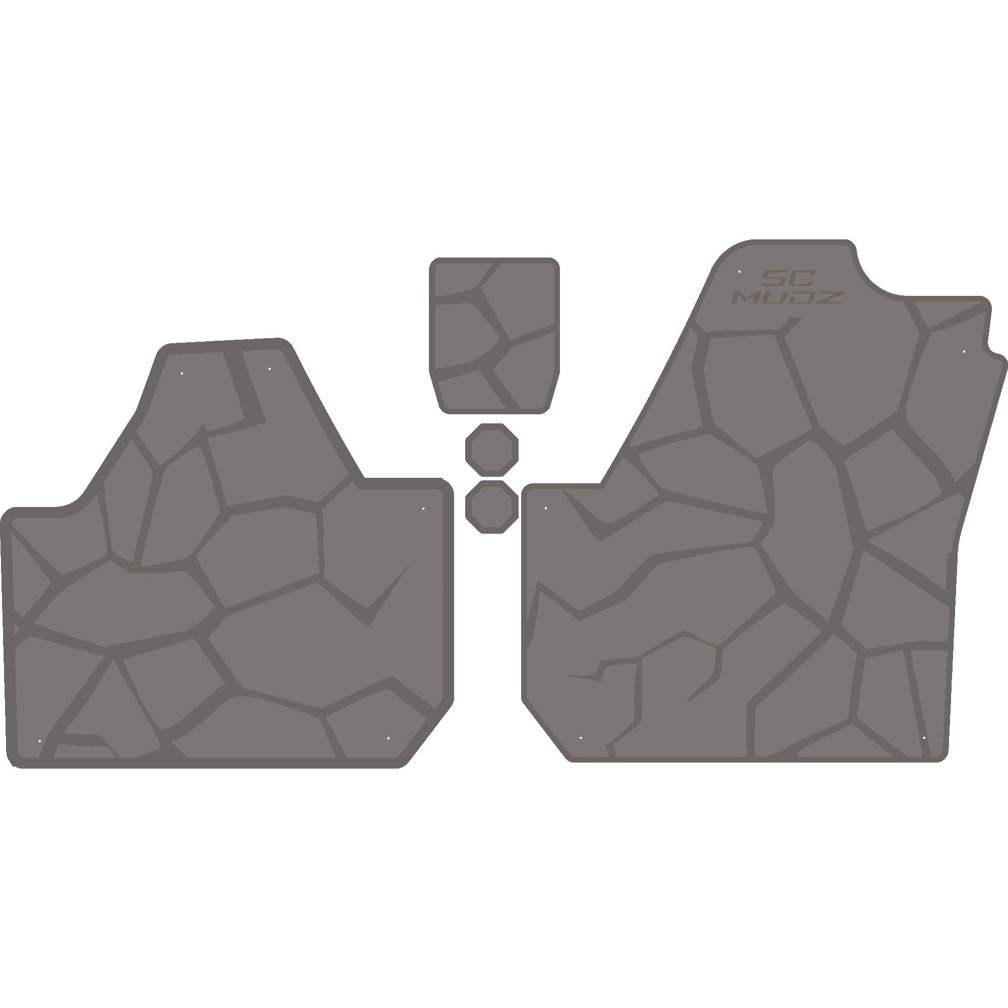 Can-Am Maverick X3 - 2 Seat Floor Mats - OEM