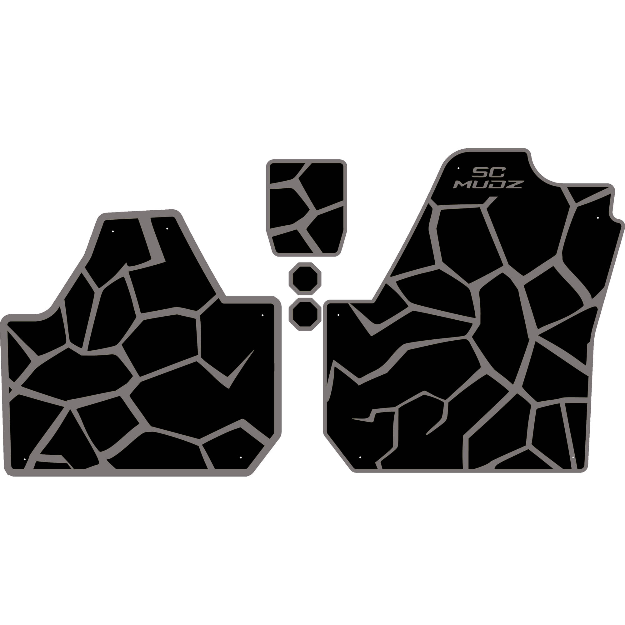 Can-Am Maverick X3 - 2 Seat Floor Mats - OEM