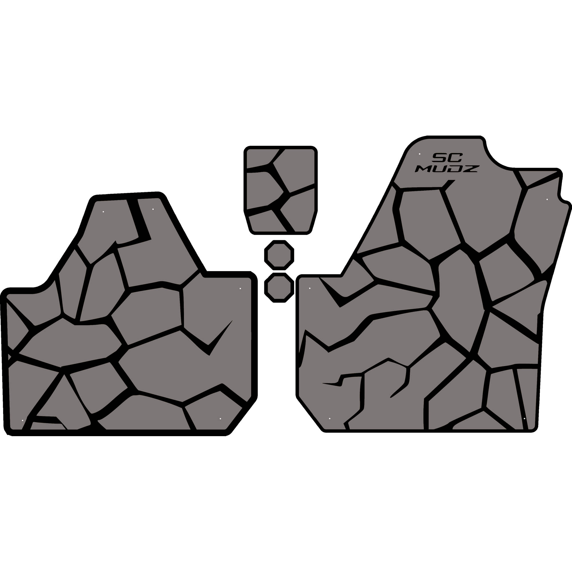 Can-Am Maverick X3 - 2 Seat Floor Mats - OEM