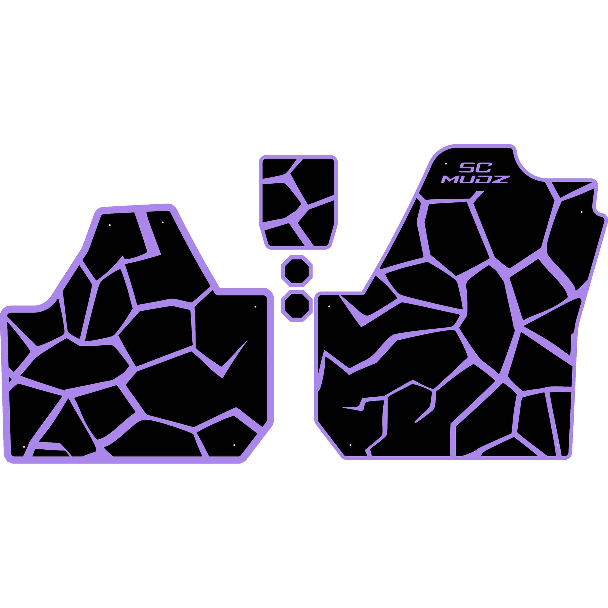 Can-Am Maverick X3 - 2 Seat Floor Mats - OEM