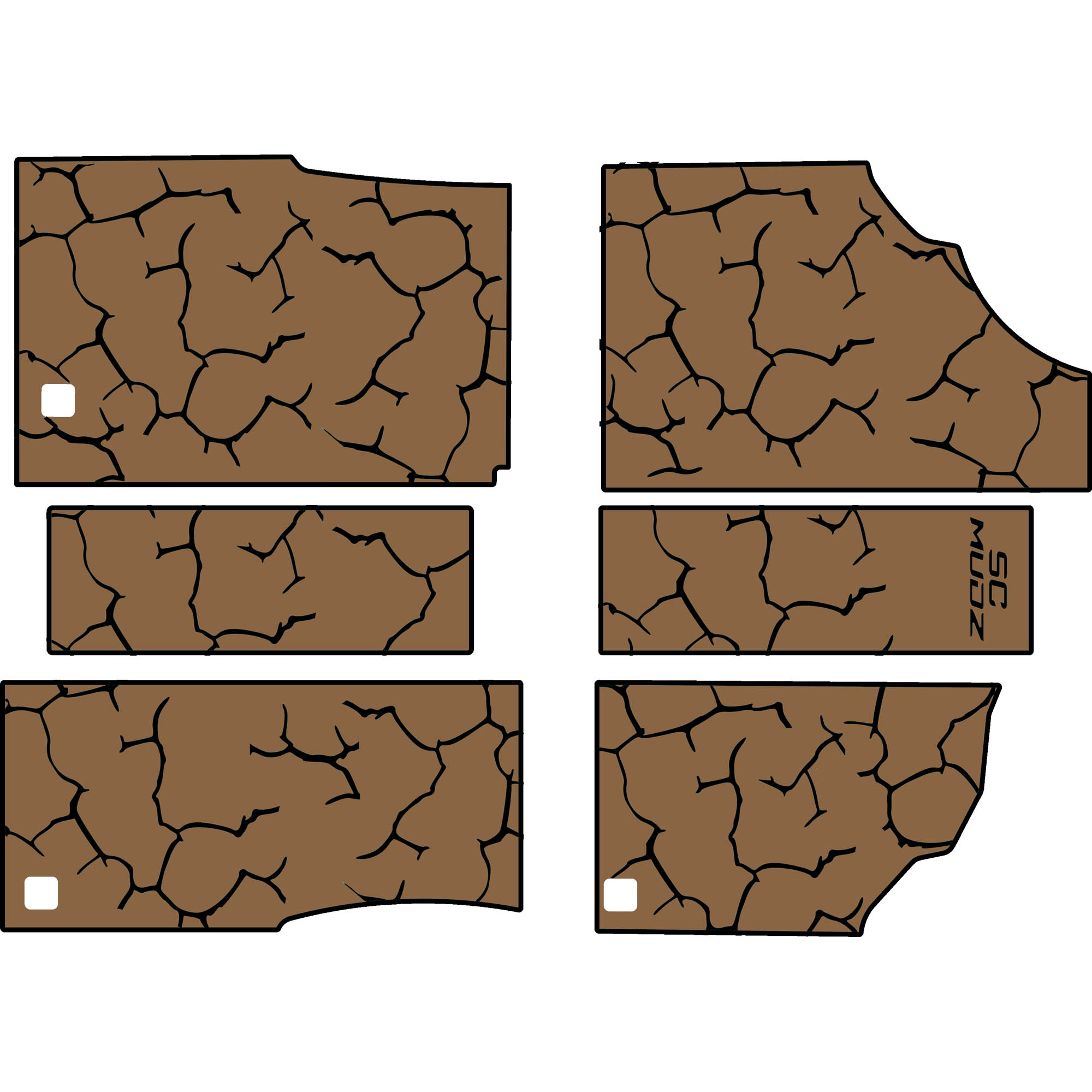 Can-Am Defender - 4 Seat Floor Mats - OEM