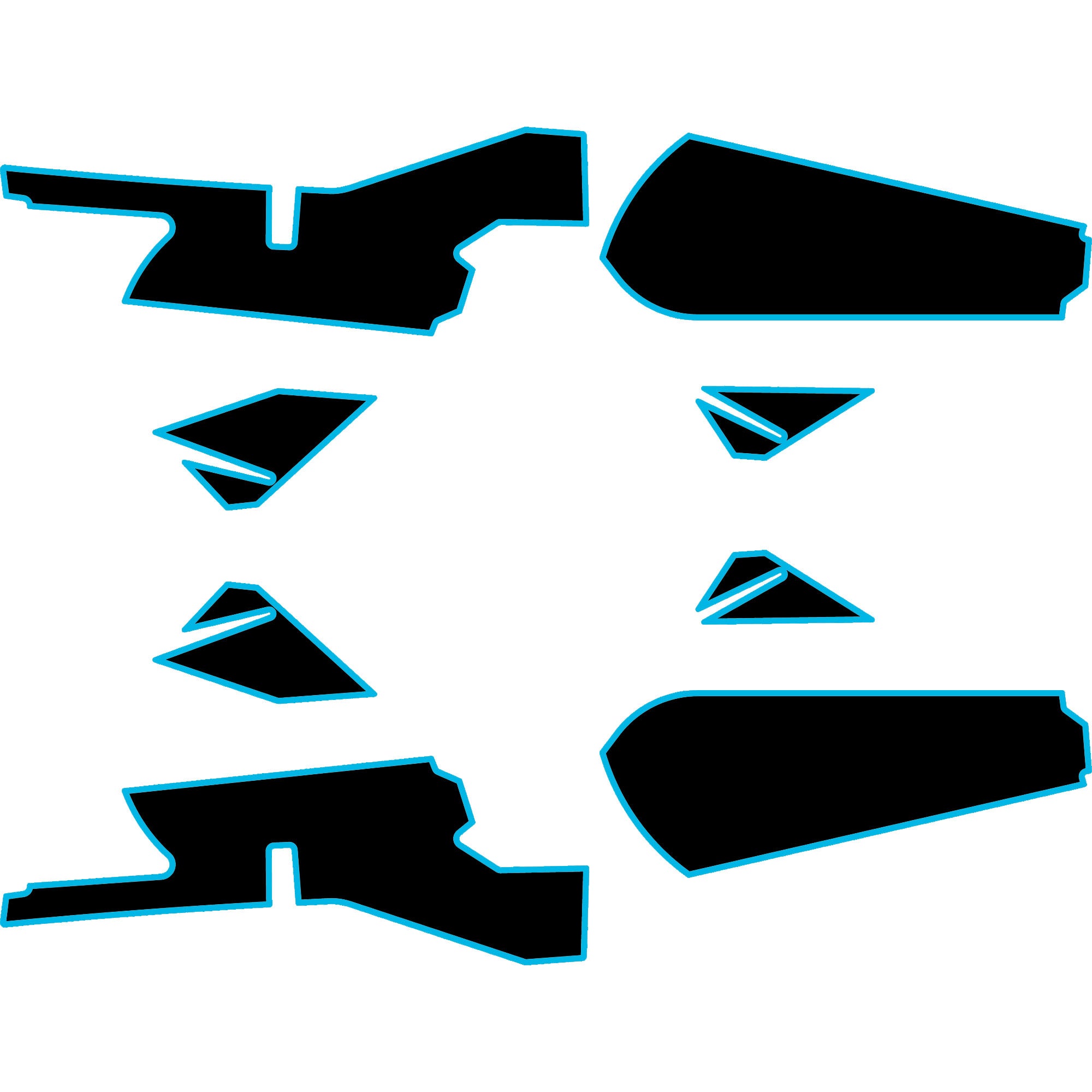 Can-Am Maverick X3 - 4 Seat Door Liners - OEM