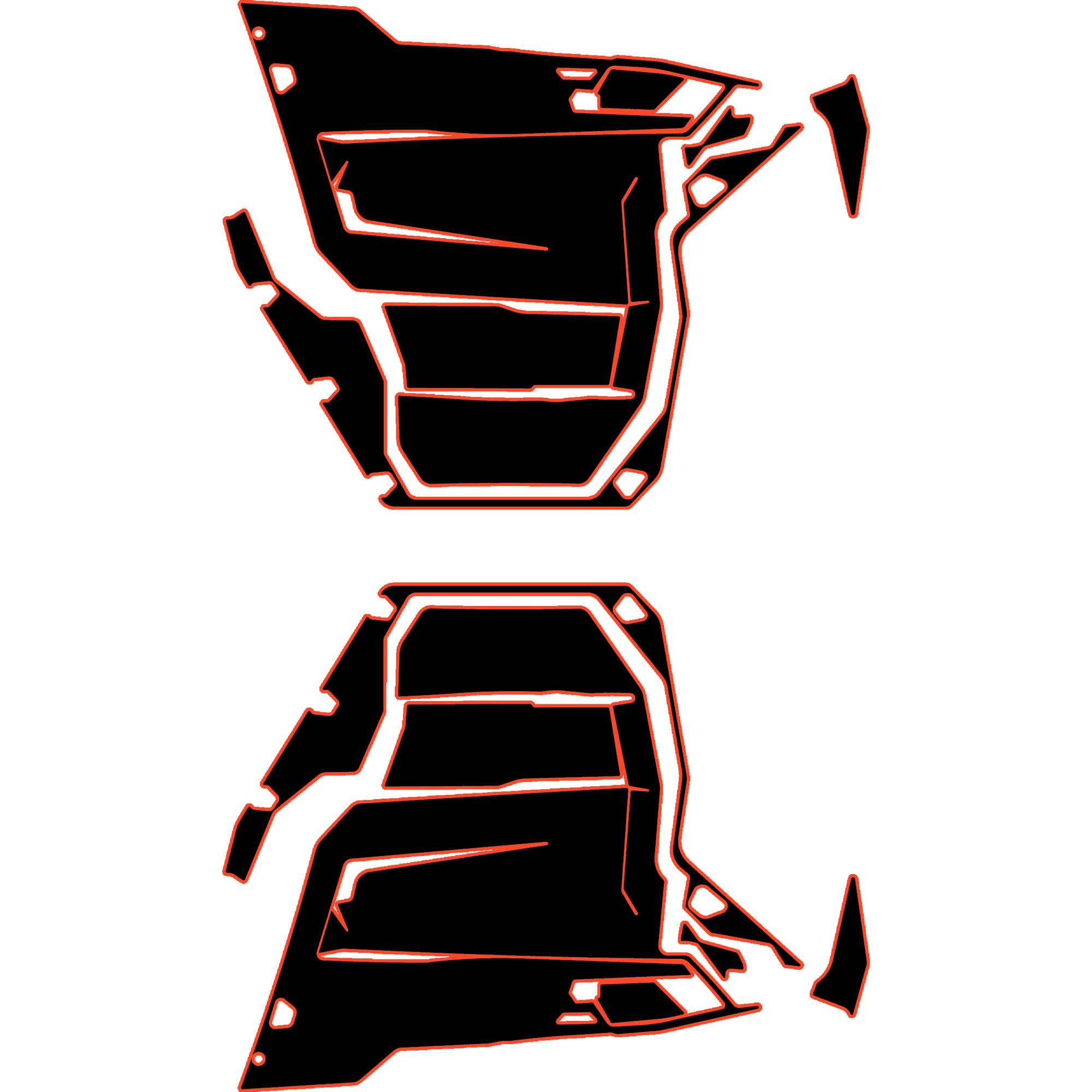 Can-Am Defender - 2 Seat Door Liners - OEM