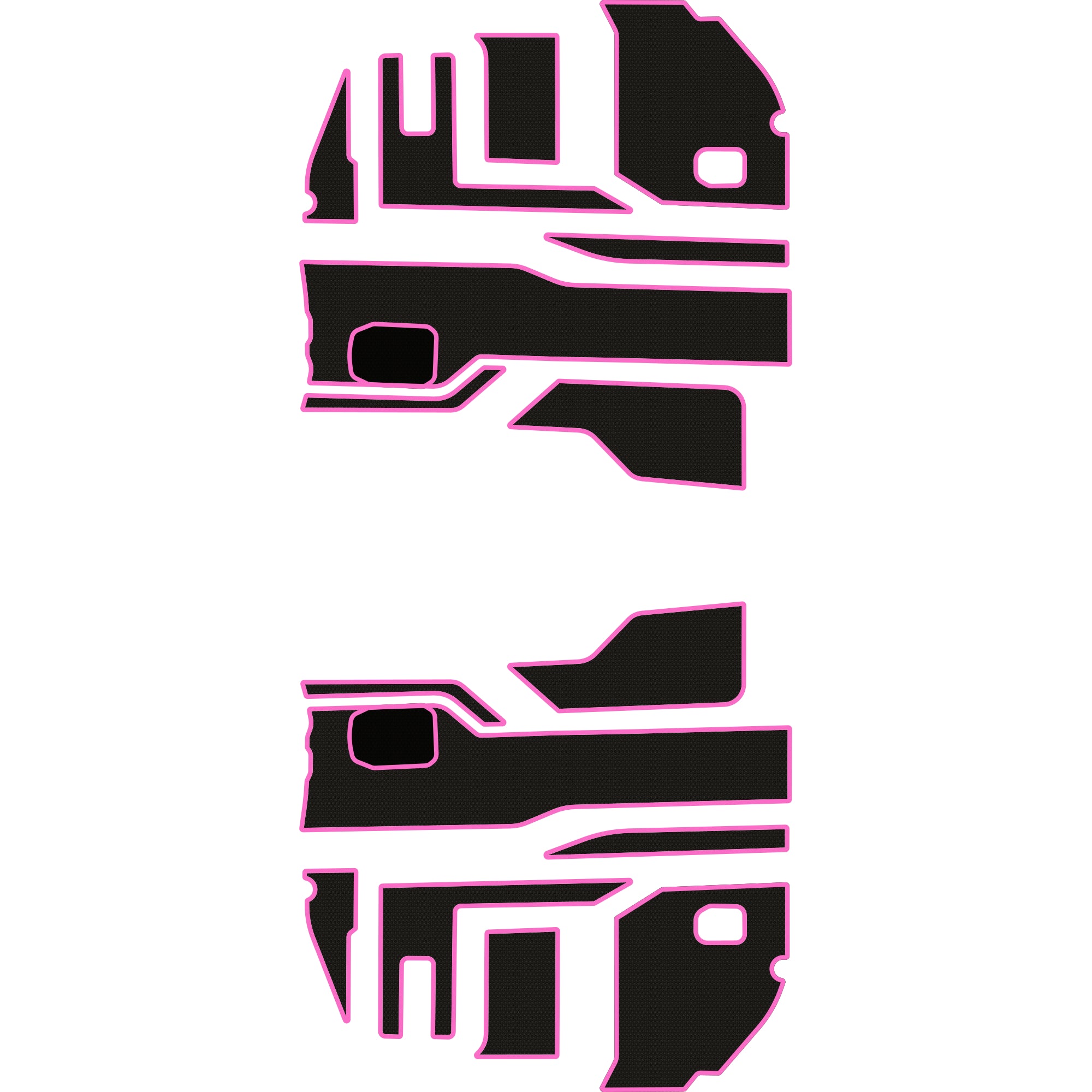 Polaris Ranger 1500 - 2 Seat Interior Door Liners - OEM