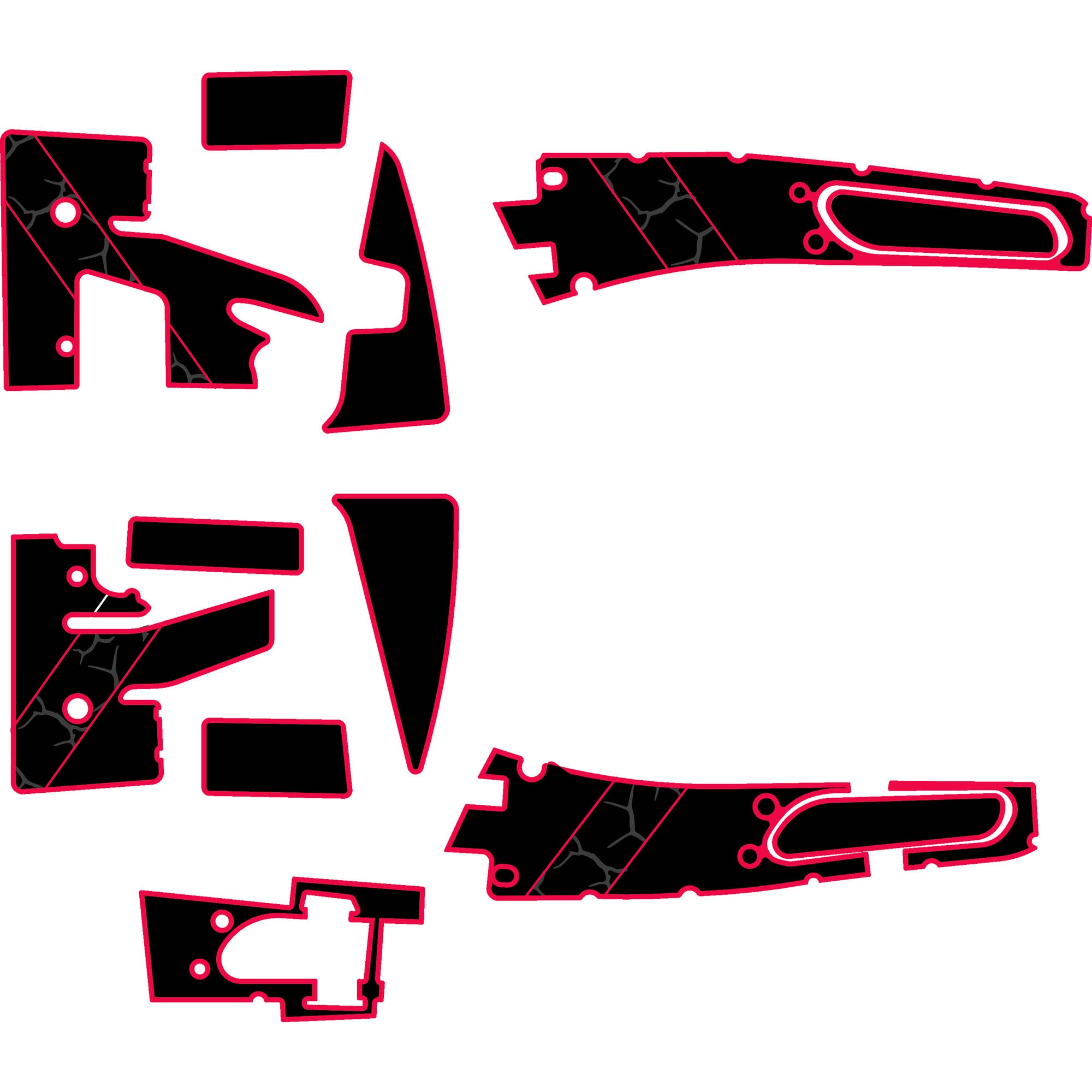 Segway Villian SX 10X, SX10E, and SX 10WX - 2 Seat Full Kit - OEM