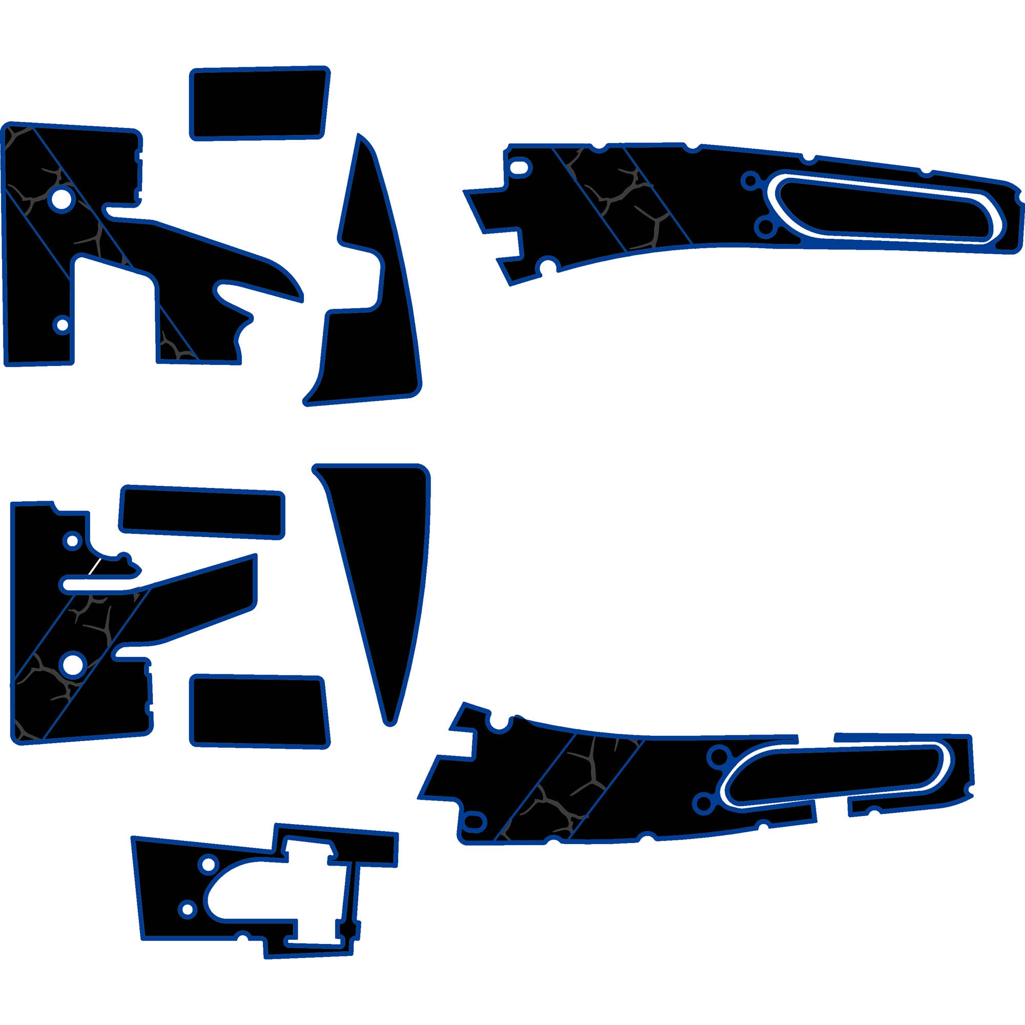 Segway Villian SX 10X, SX10E, and SX 10WX - 2 Seat Full Kit - OEM