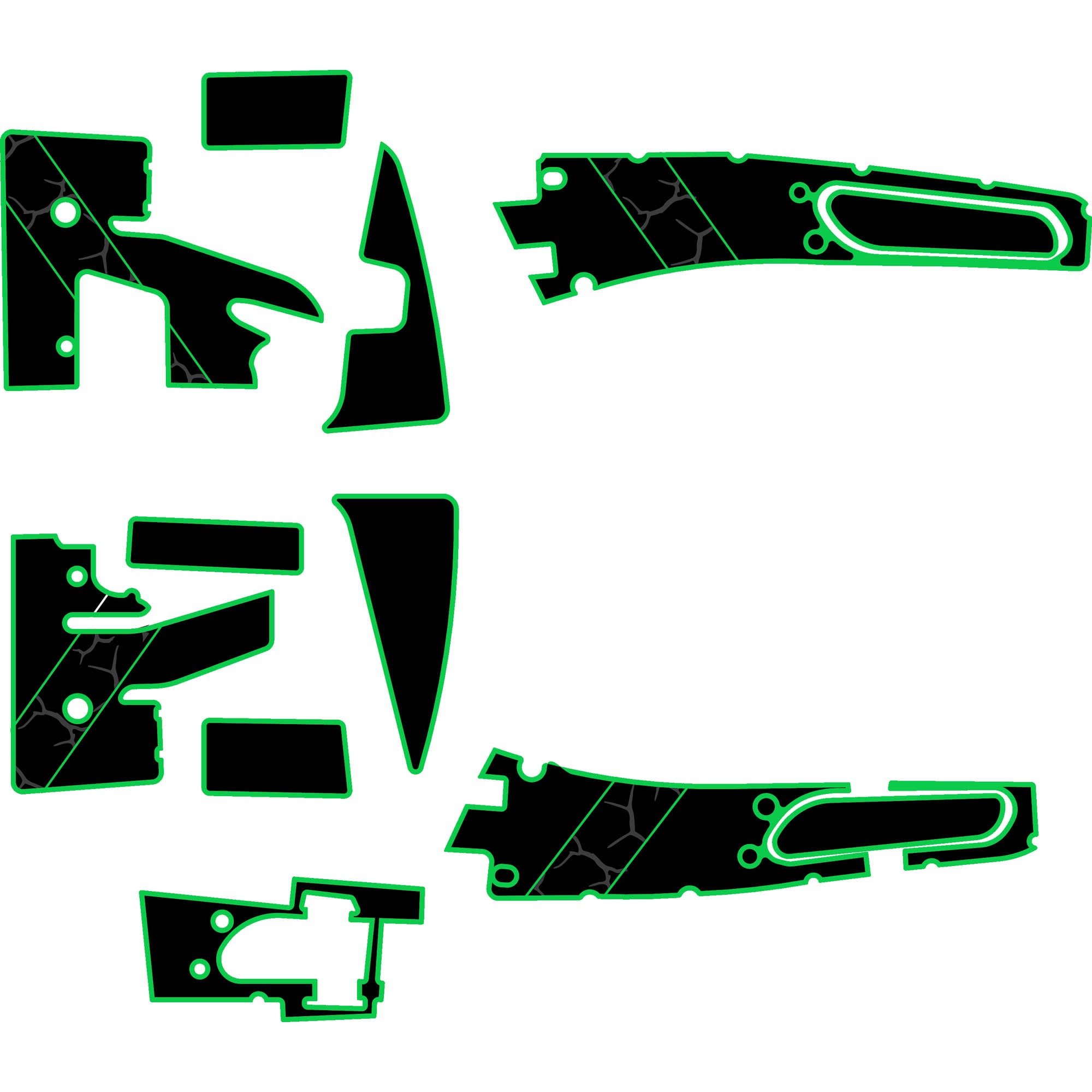 Segway Villian SX 10X, SX10E, and SX 10WX - 2 Seat Full Kit - OEM