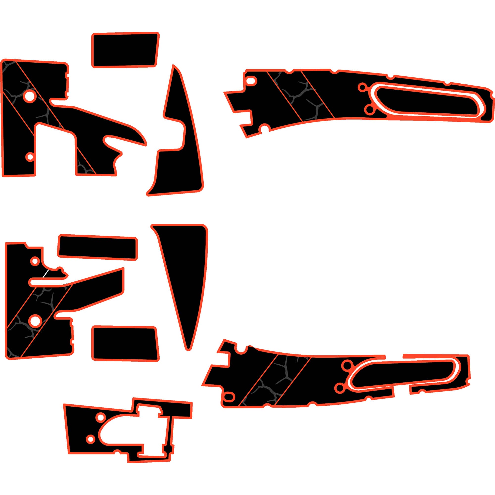 Segway Villian SX 10X, SX10E, and SX 10WX - 2 Seat Full Kit - OEM