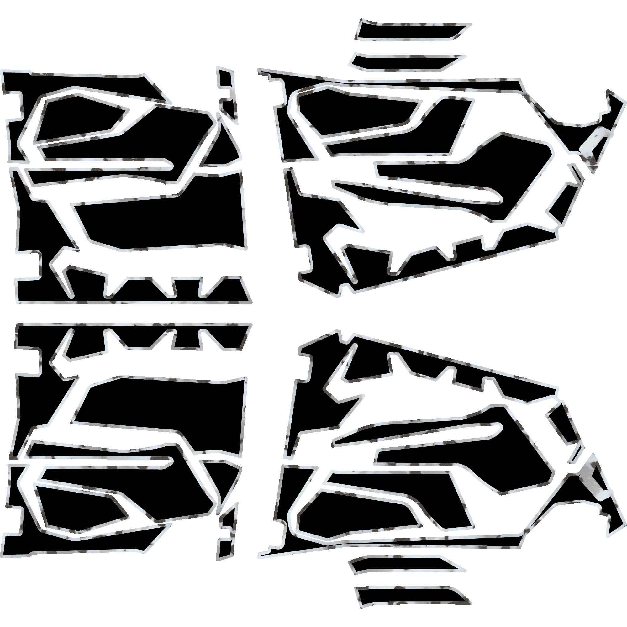 2025 Polaris RZR Pro R - 4 Seat Door Liners - OEM without Door Bags