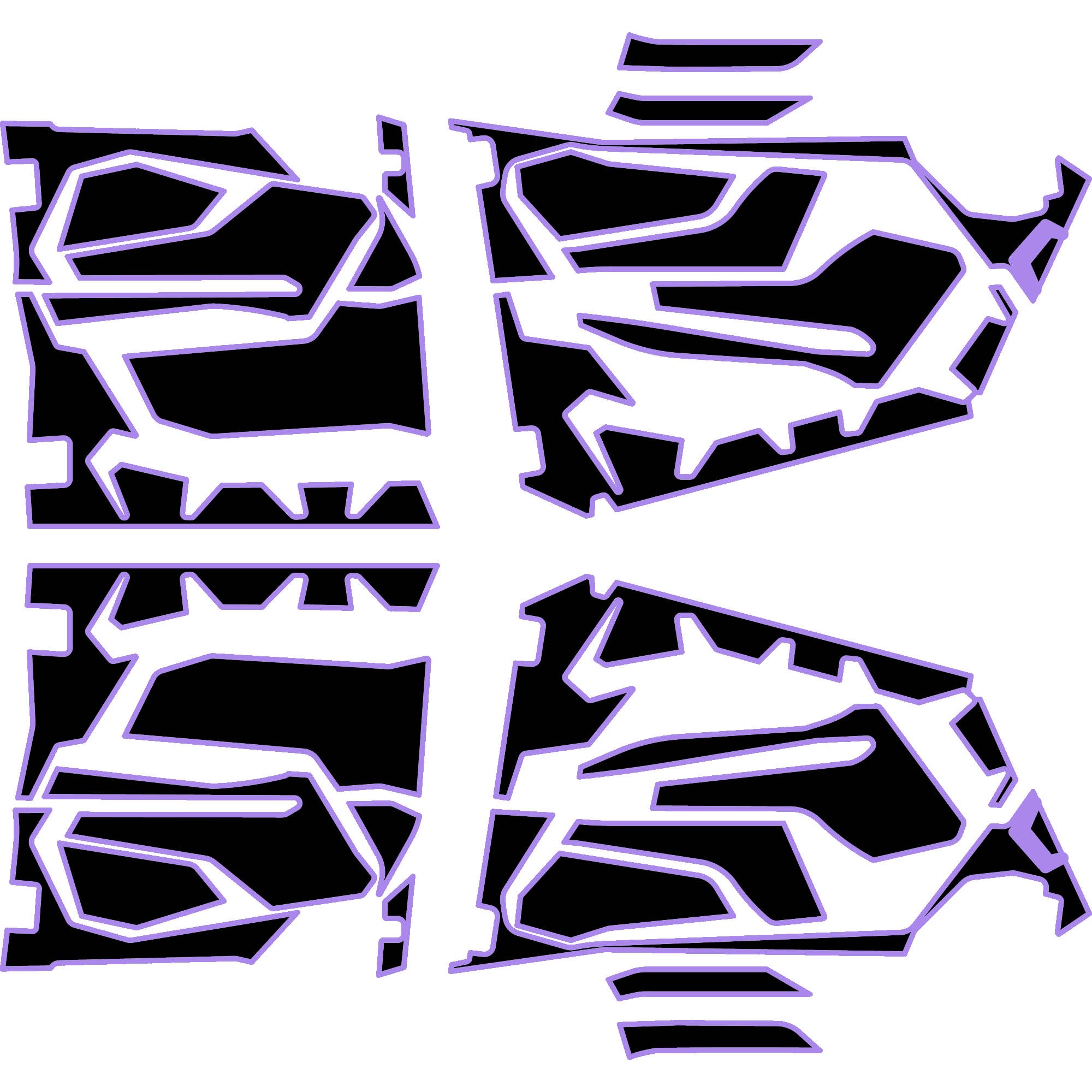 2025 Polaris RZR Pro R - 4 Seat Door Liners - OEM without Door Bags