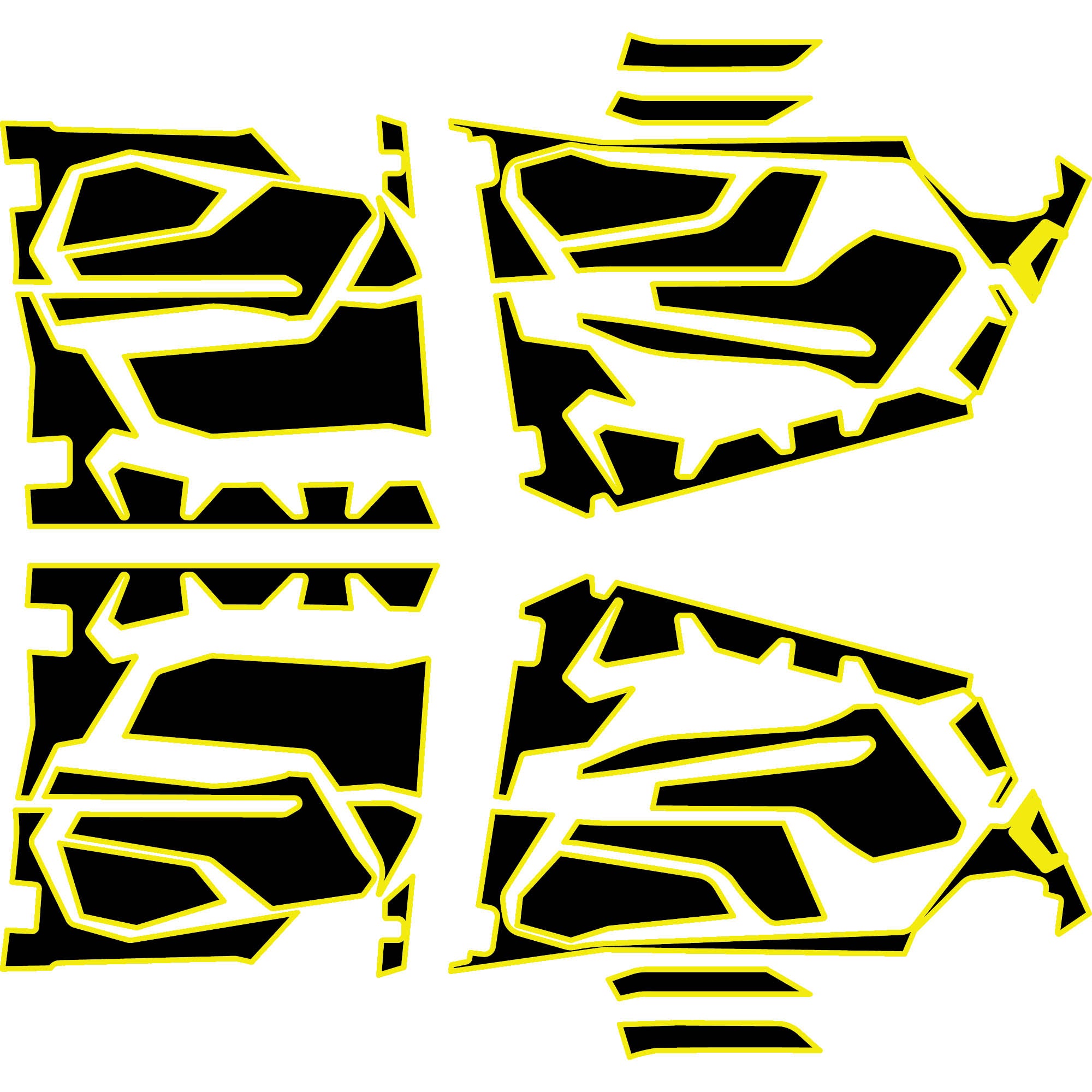 2025 Polaris RZR Pro R - 4 Seat Door Liners - OEM without Door Bags