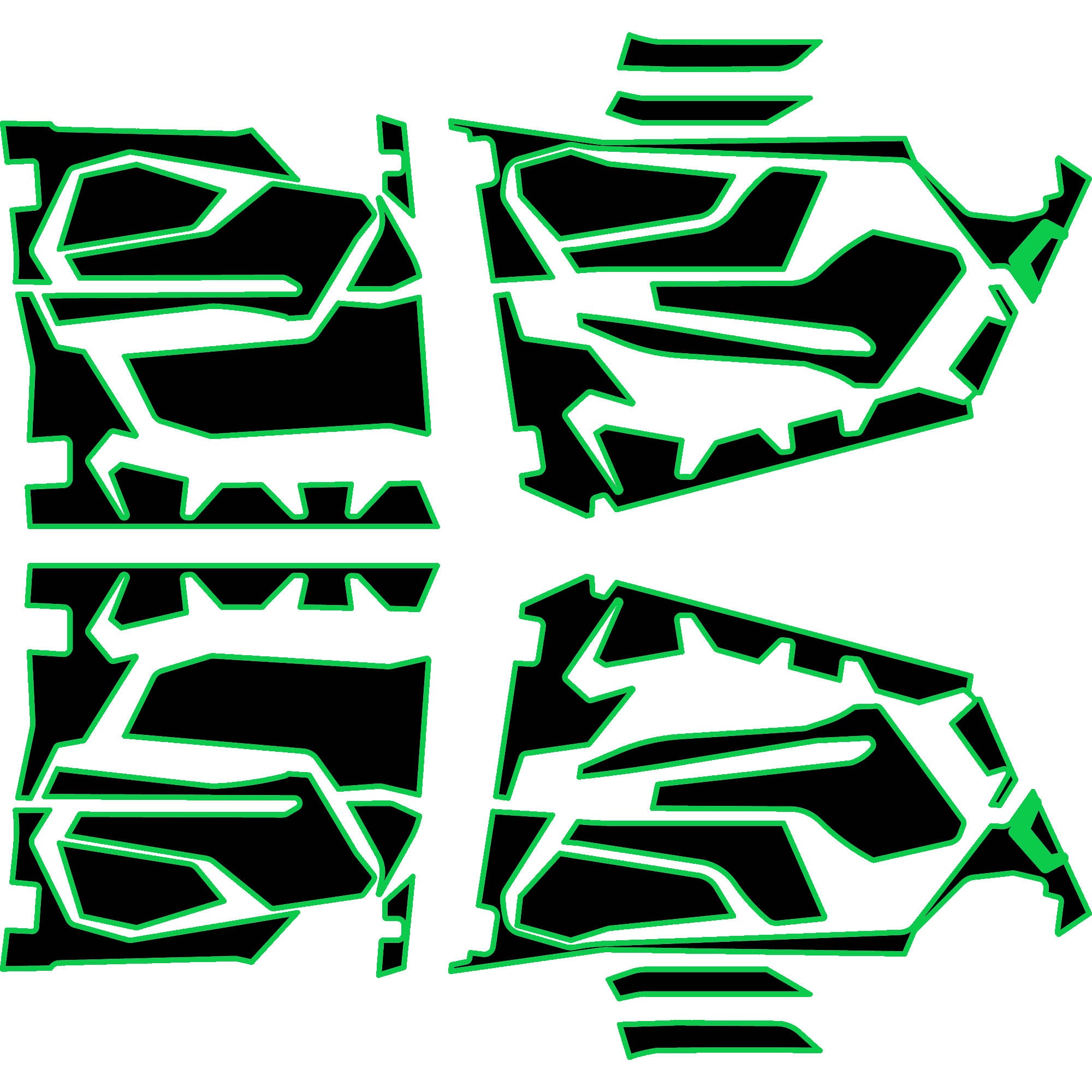 2025 Polaris RZR Pro R - 4 Seat Door Liners - OEM without Door Bags