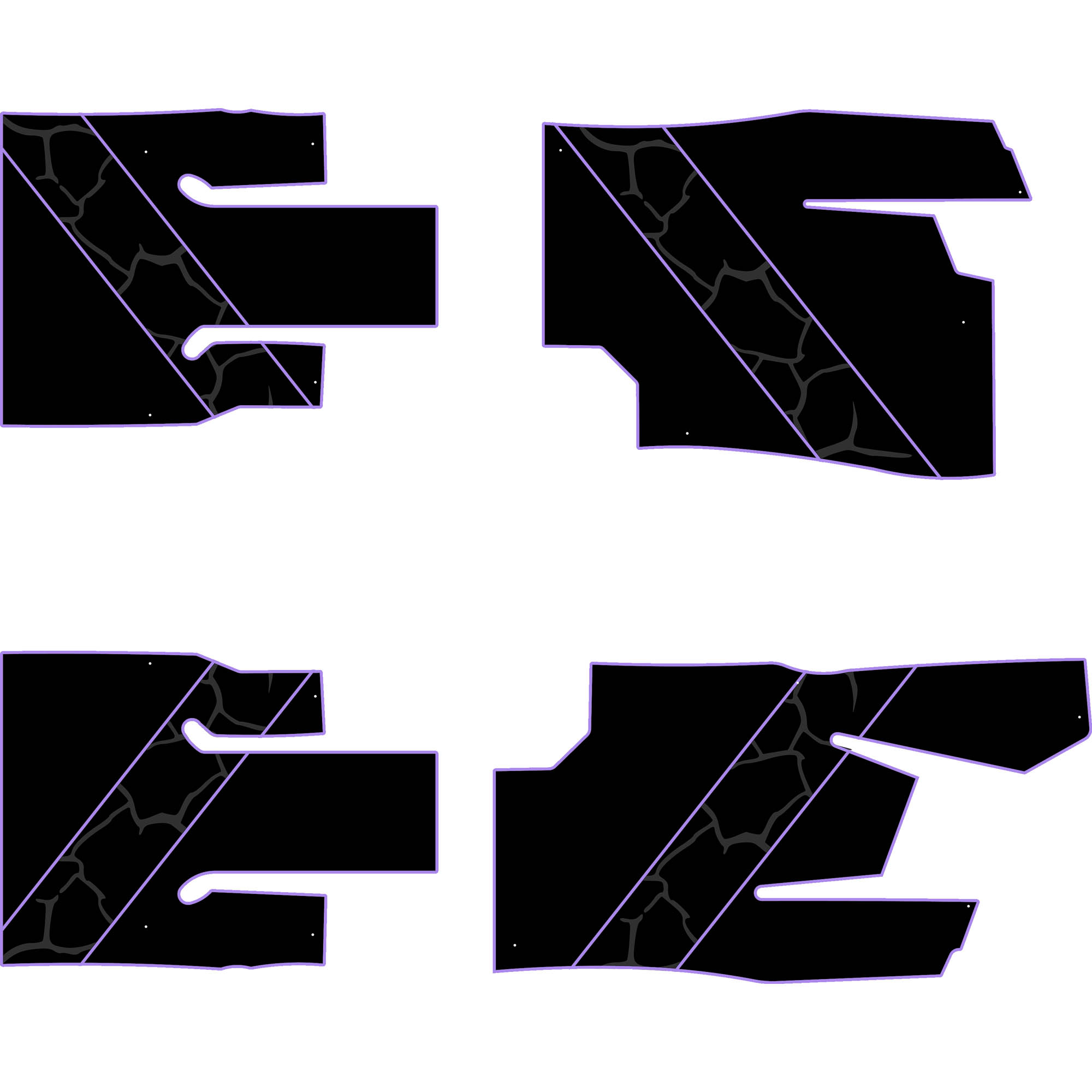 Can-Am Commander - 4 Seat Floor Mats - OEM