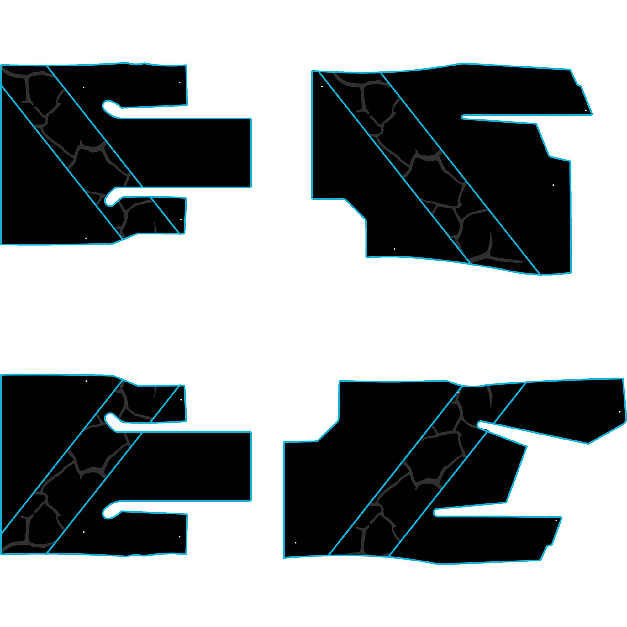 Can-Am Commander - 4 Seat Floor Mats - OEM