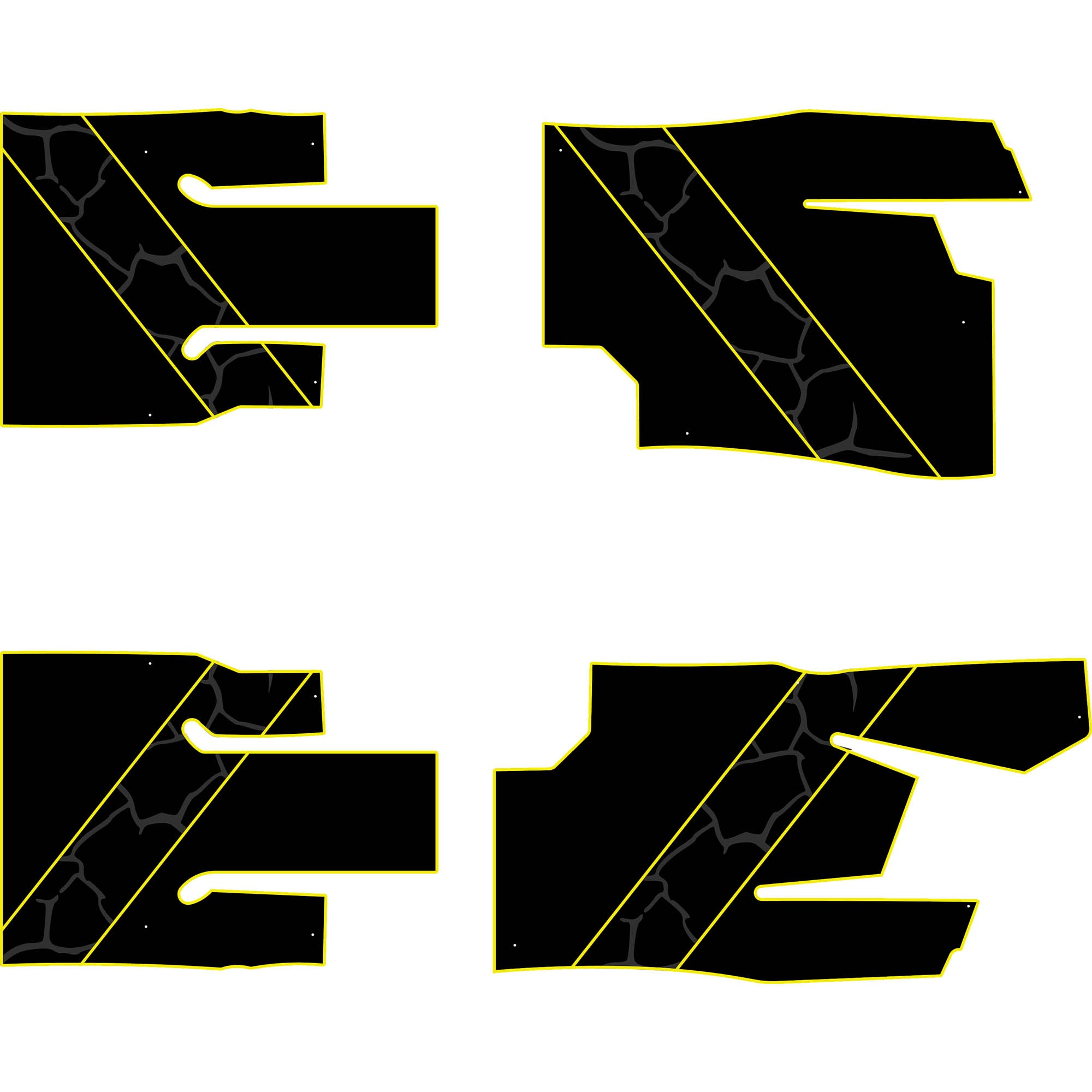 Can-Am Commander - 4 Seat Floor Mats - OEM