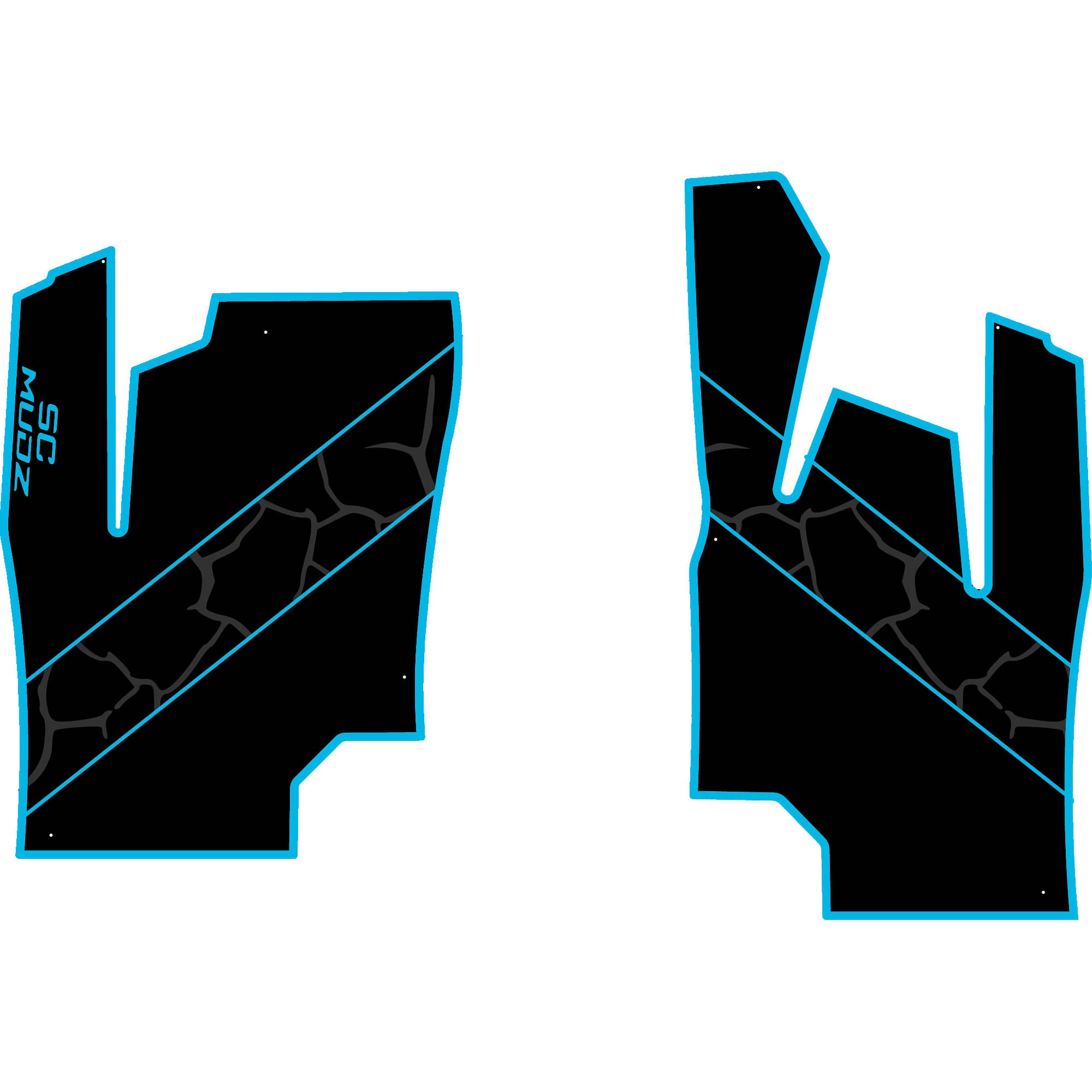 Can-Am Commander - 2 Seat Floor Mats - OEM