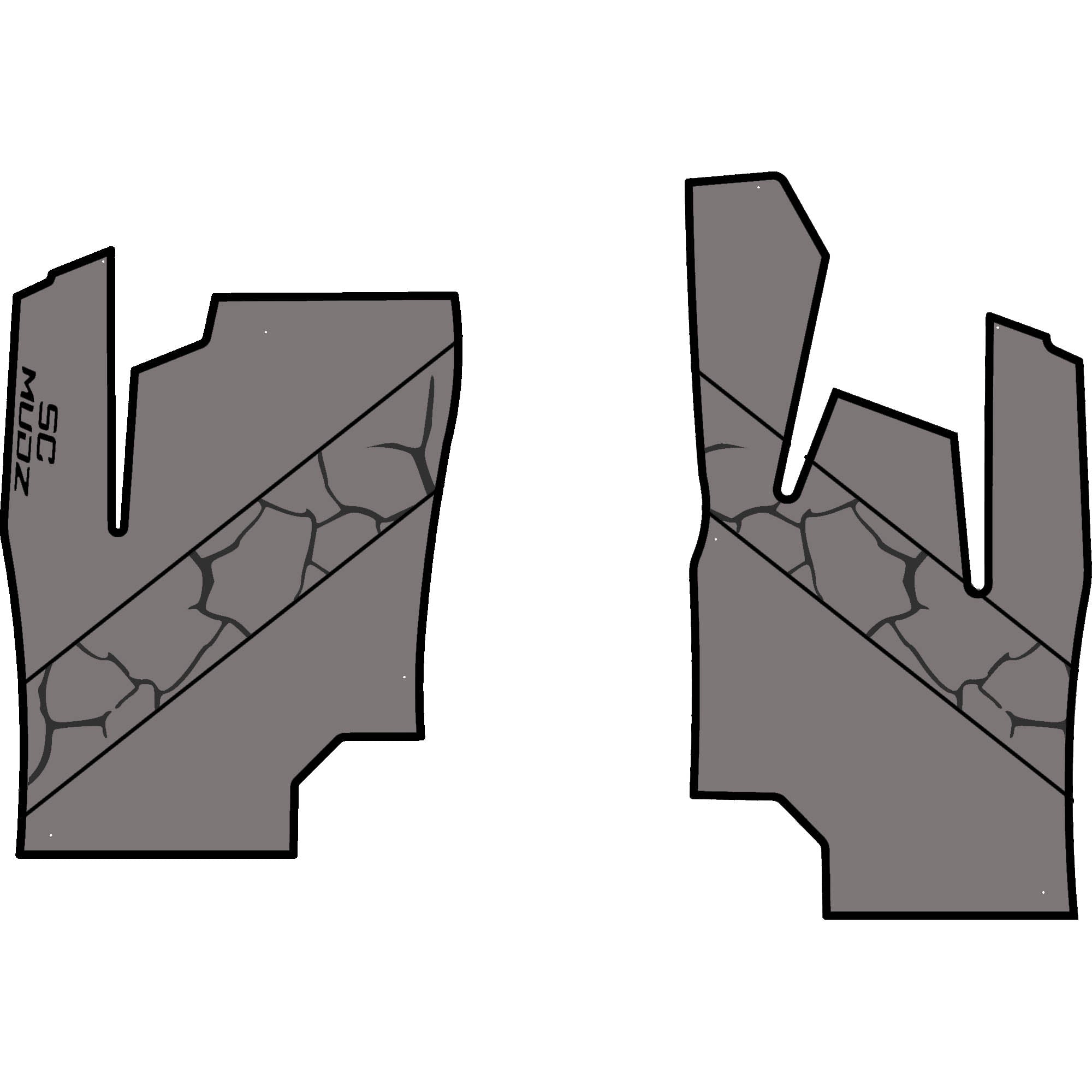 Can-Am Commander - 2 Seat Floor Mats - OEM