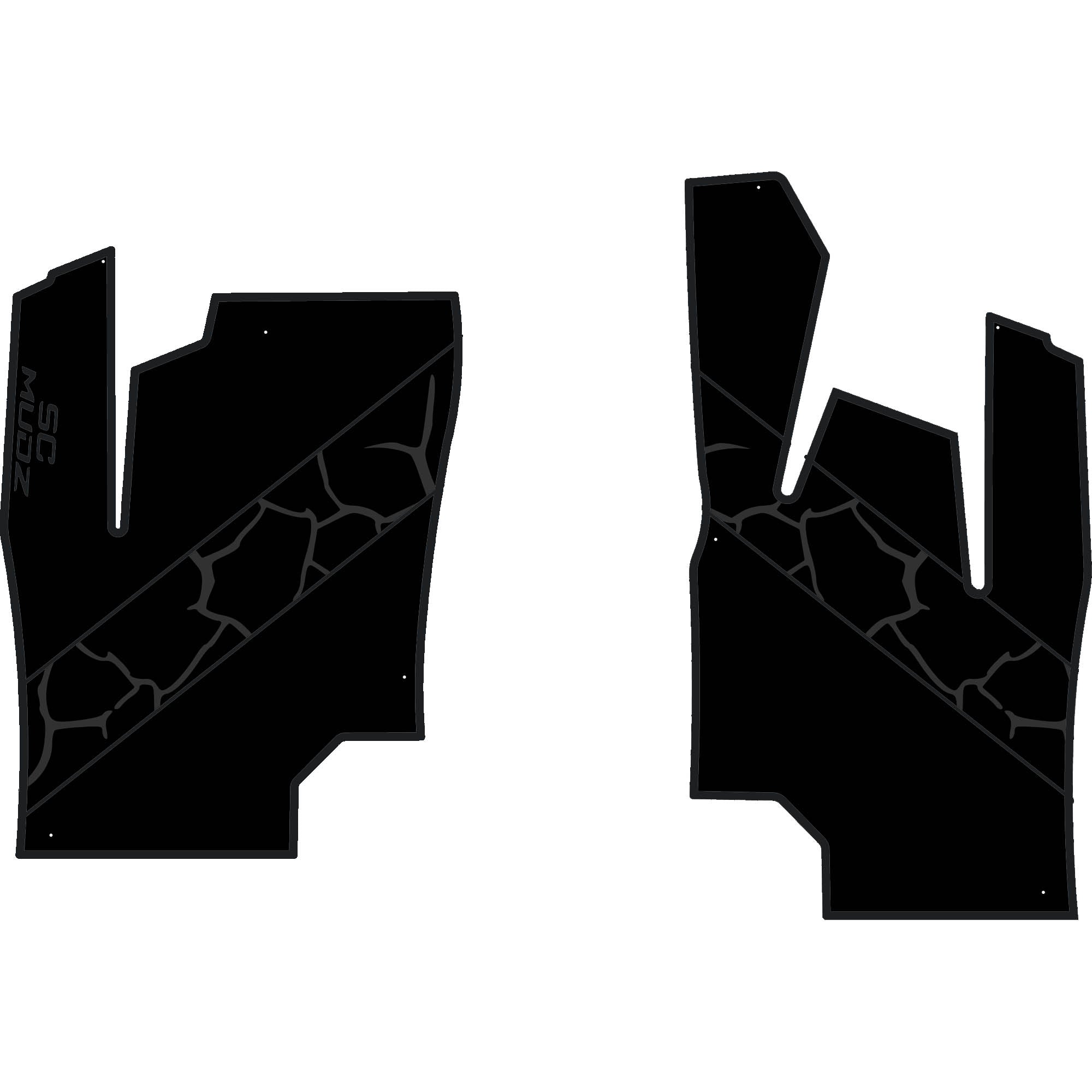 Can-Am Commander - 2 Seat Floor Mats - OEM