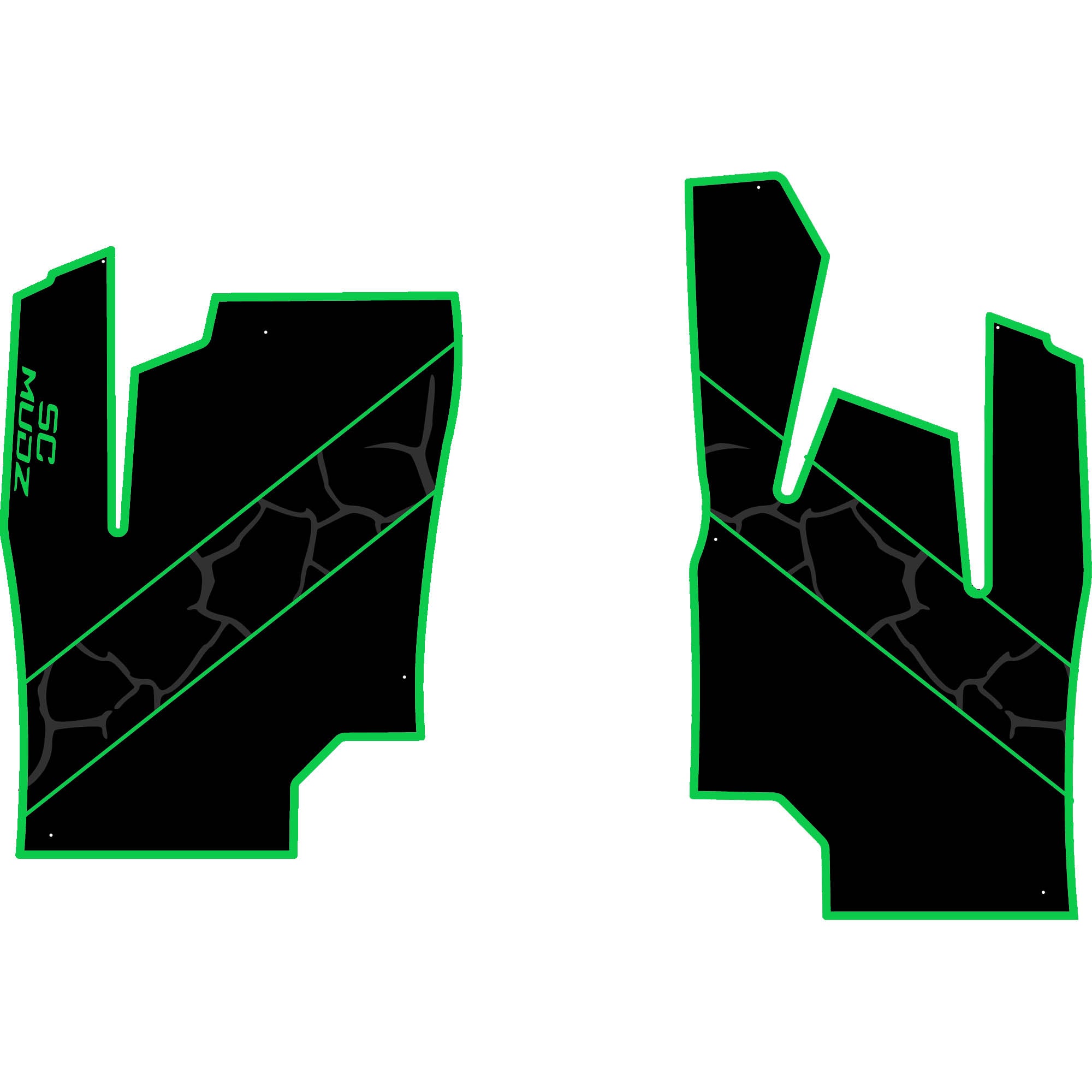 Can-Am Commander - 2 Seat Floor Mats - OEM