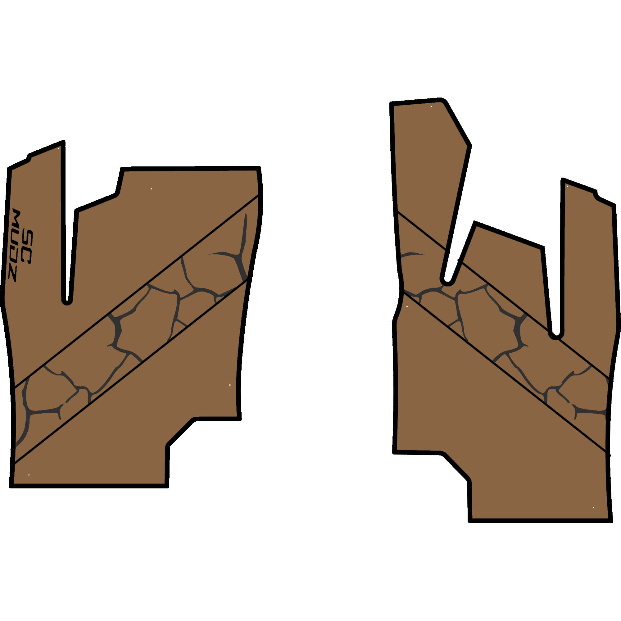 Can-Am Commander - 2 Seat Floor Mats - OEM