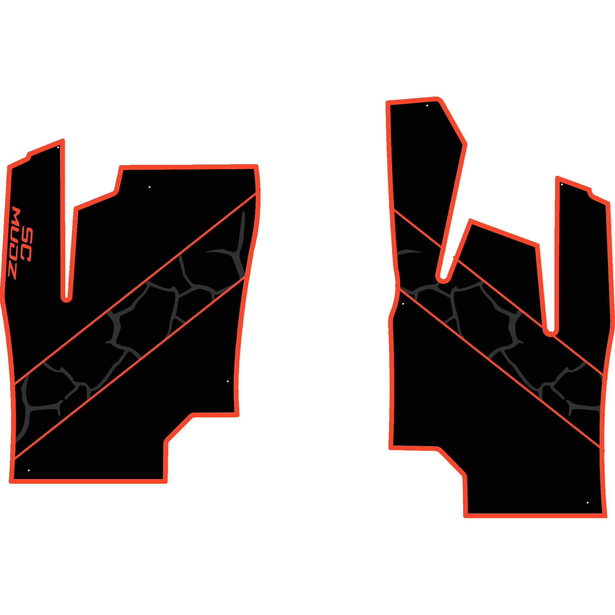 Can-Am Commander - 2 Seat Floor Mats - OEM