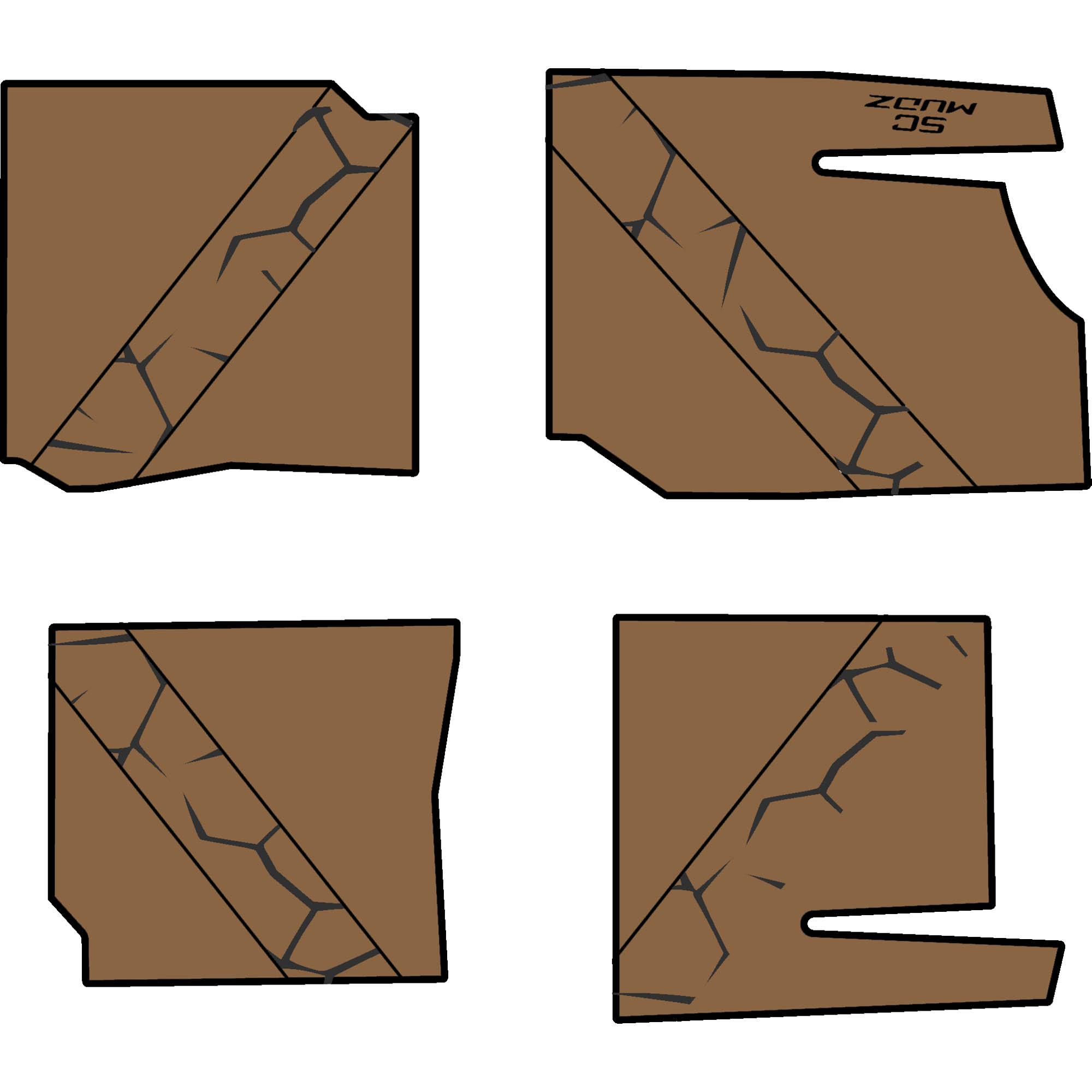 Polaris General - 4 Seat Floor Mats - OEM