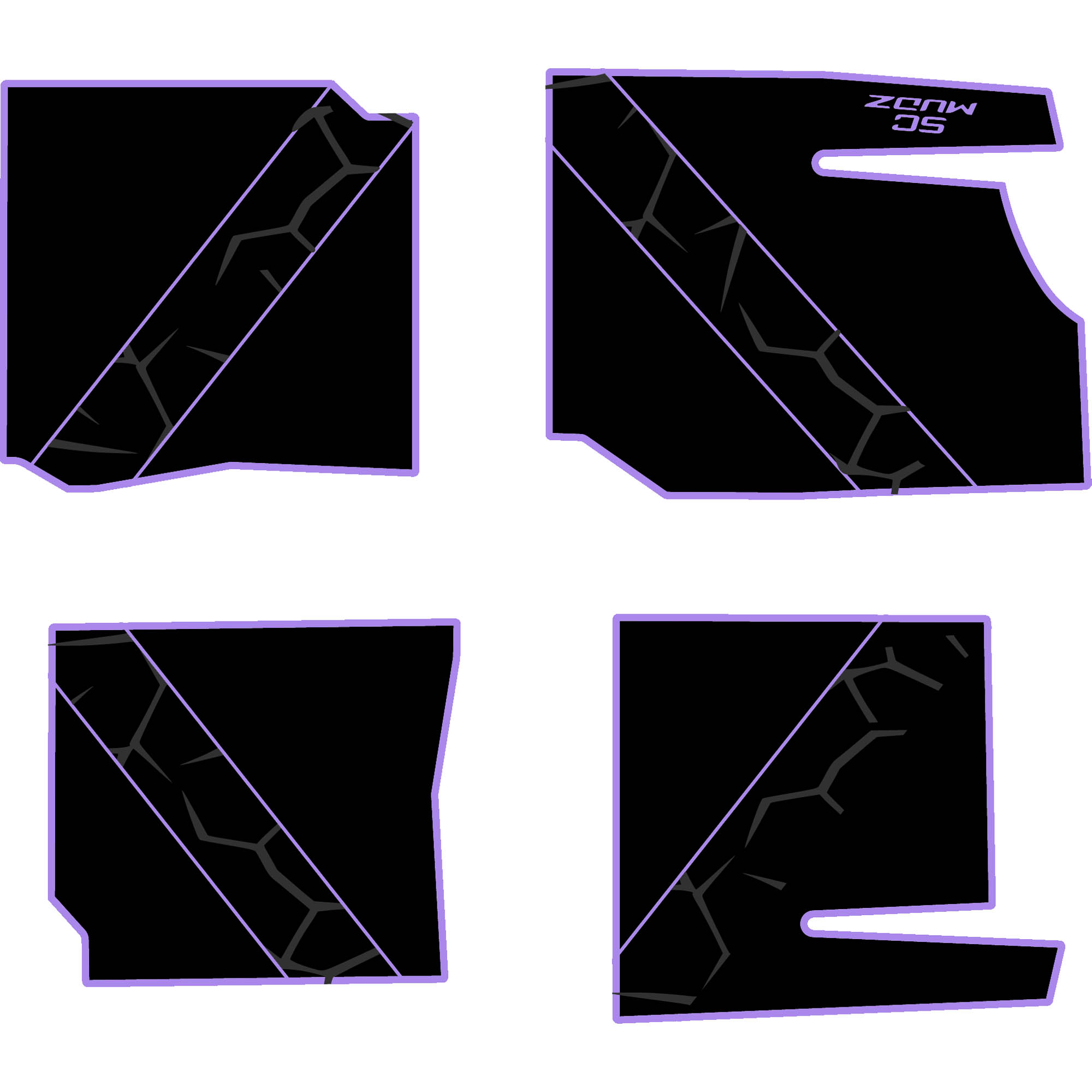 Polaris General - 4 Seat Floor Mats - OEM