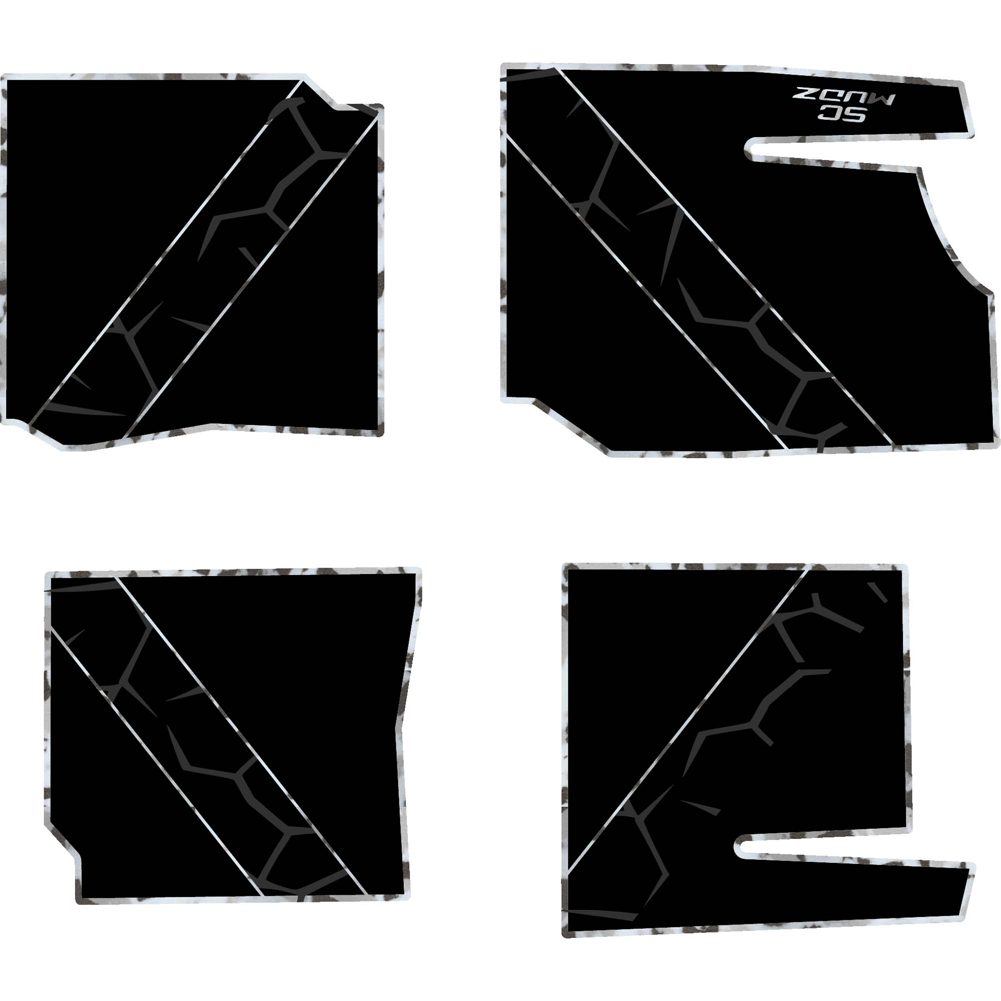 Polaris General - 4 Seat Floor Mats - OEM