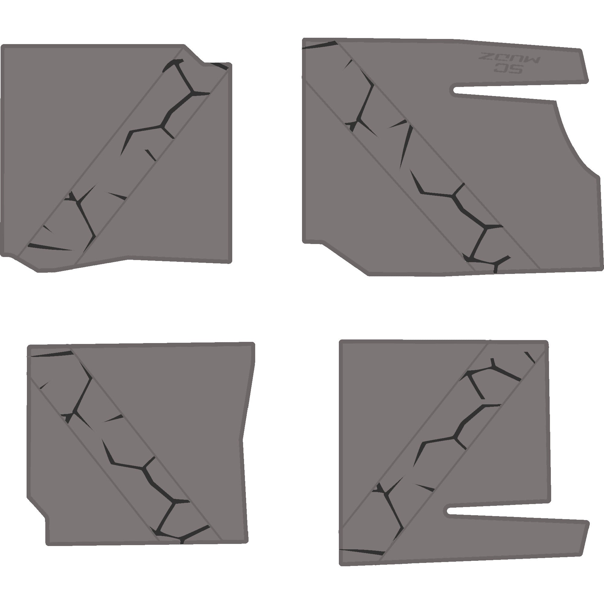 Polaris General - 4 Seat Floor Mats - OEM