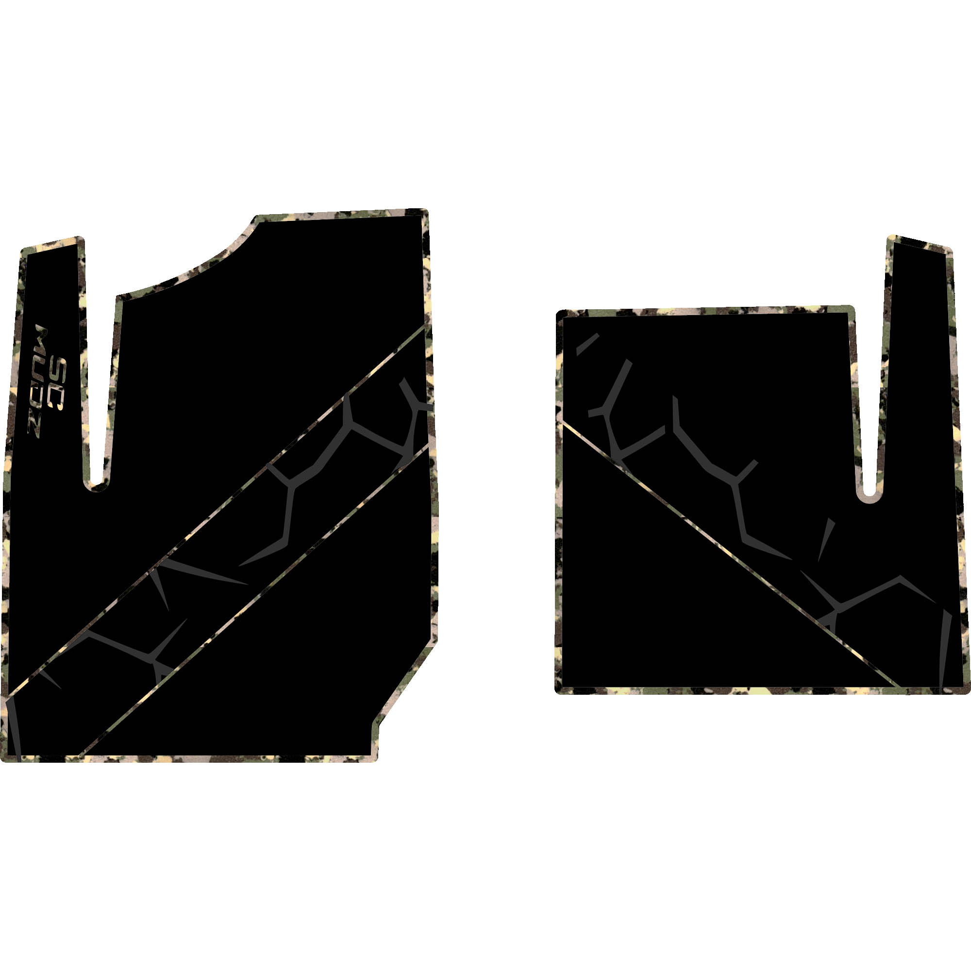 Polaris General - 2 Seat Floor Mats - OEM