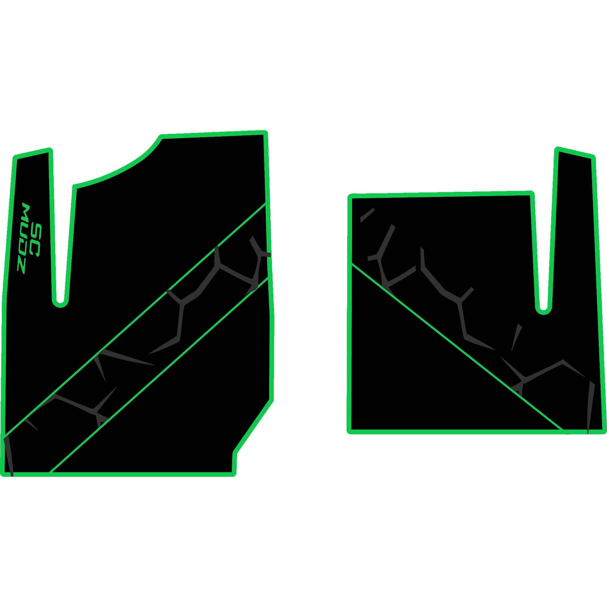 Polaris General - 2 Seat Floor Mats - OEM