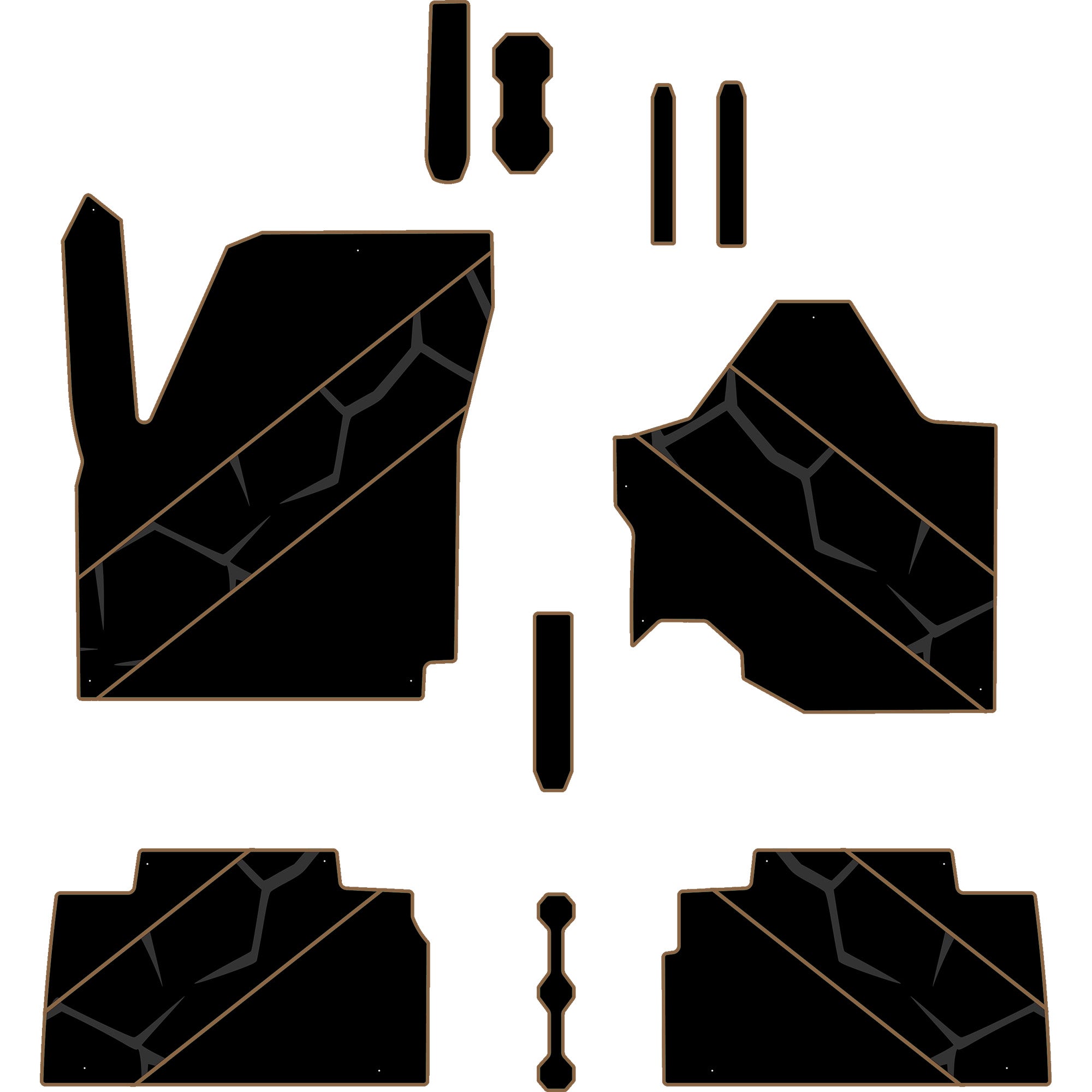 2024-2025 Can-Am Maverick R - 4 Seat Floor Mats - OEM