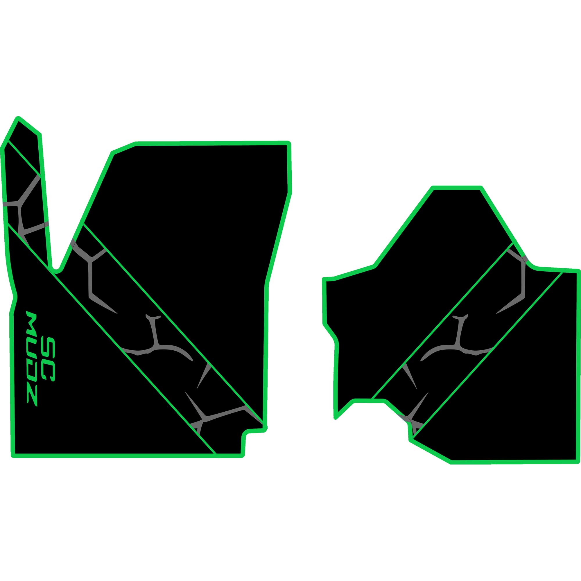 2023-2025 Can-Am Maverick R - 2 Seat Floor Mats - OEM