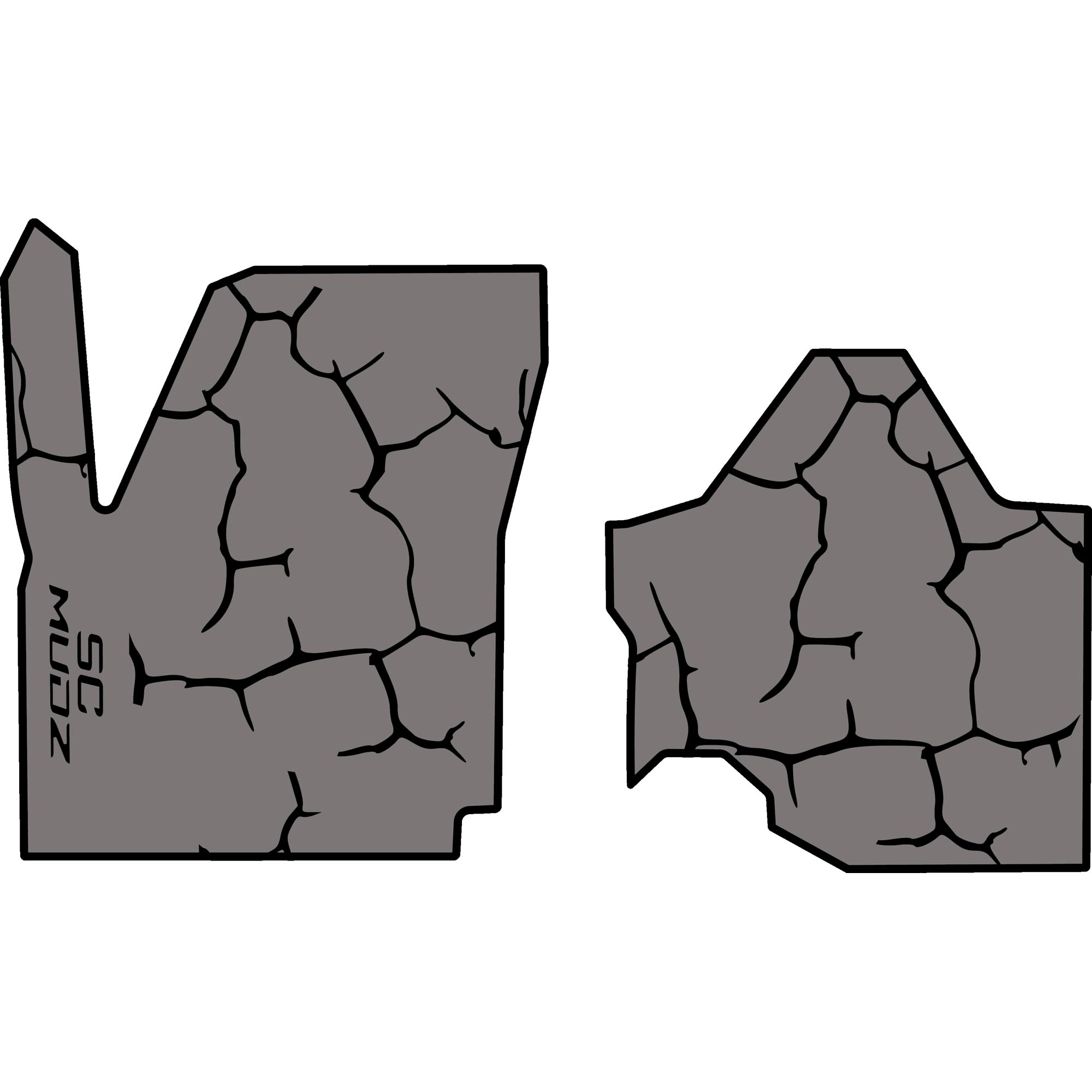 2023-2025 Can-Am Maverick R - 2 Seat Floor Mats - OEM