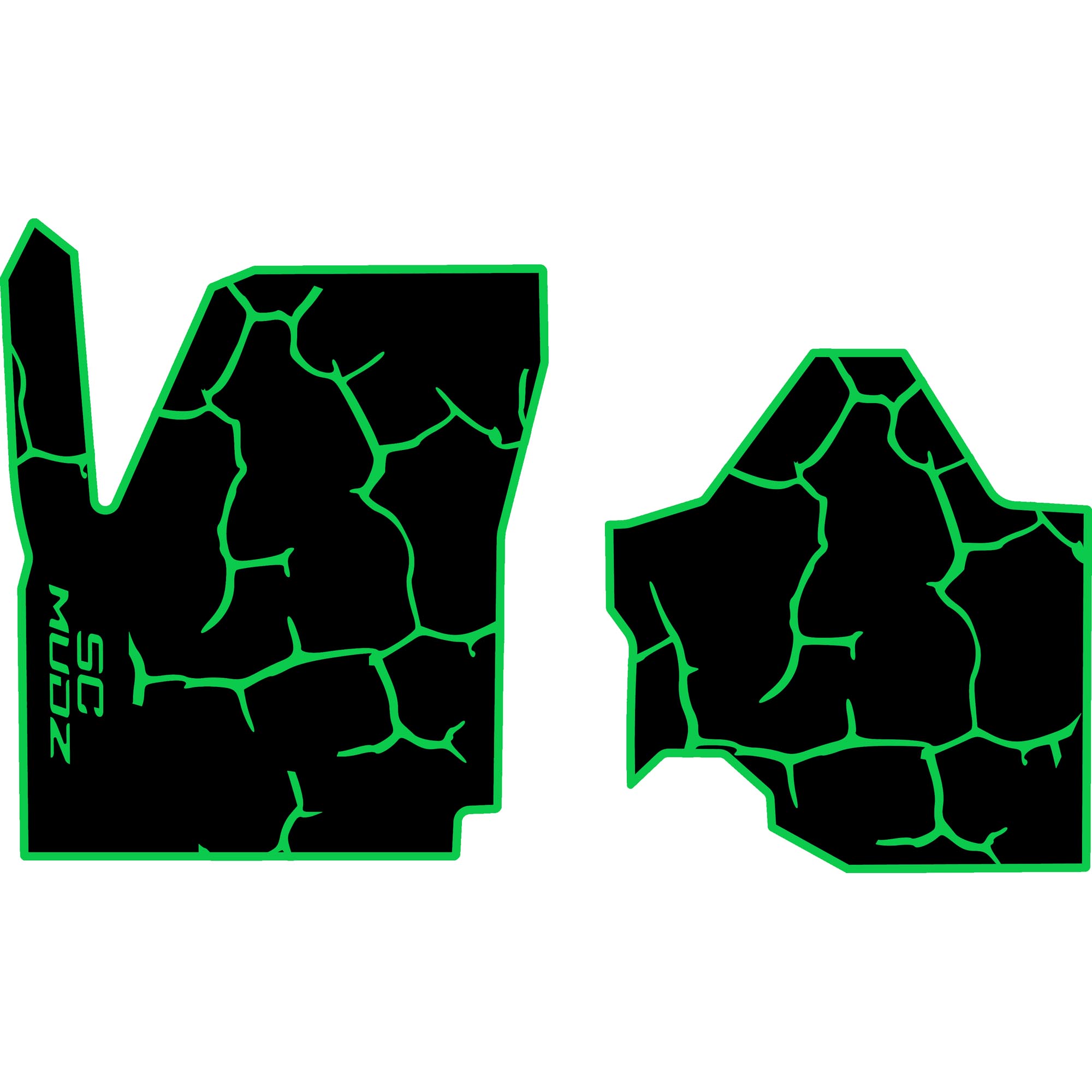 2023-2025 Can-Am Maverick R - 2 Seat Floor Mats - OEM