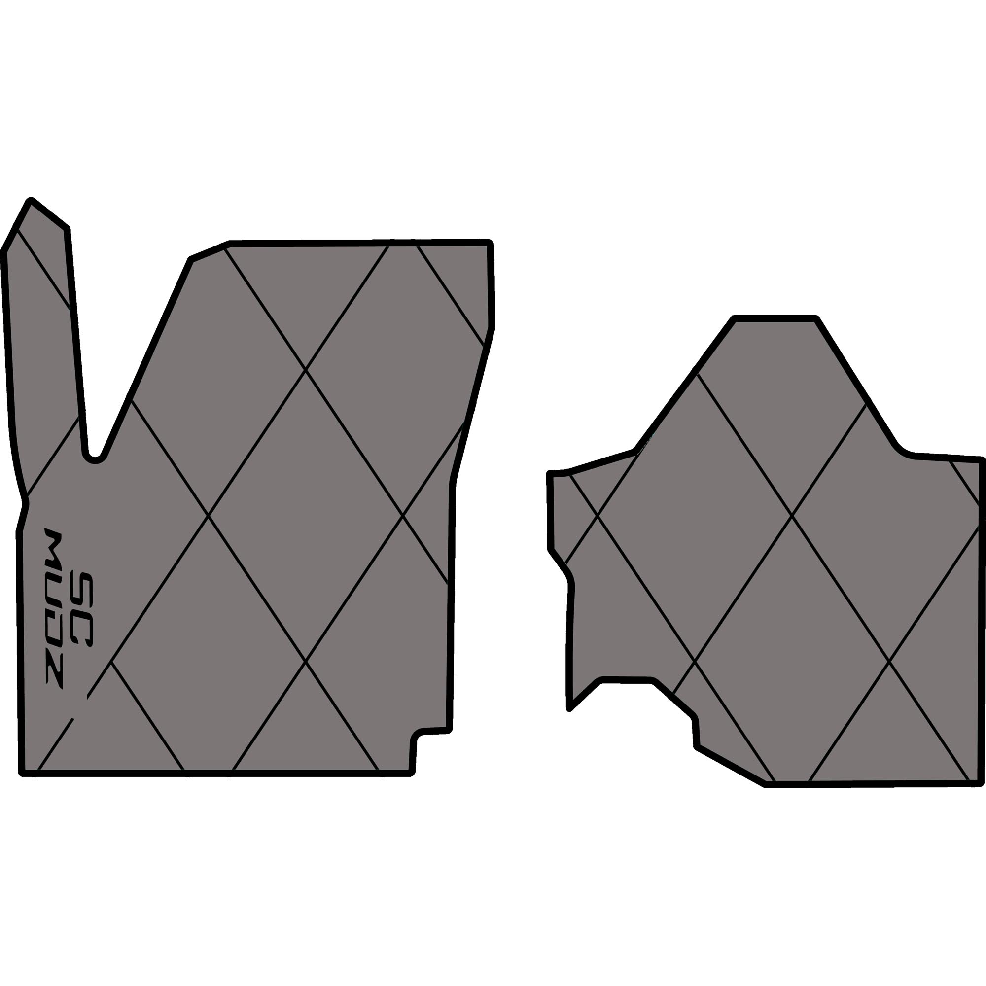 2023-2025 Can-Am Maverick R - 2 Seat Floor Mats - OEM