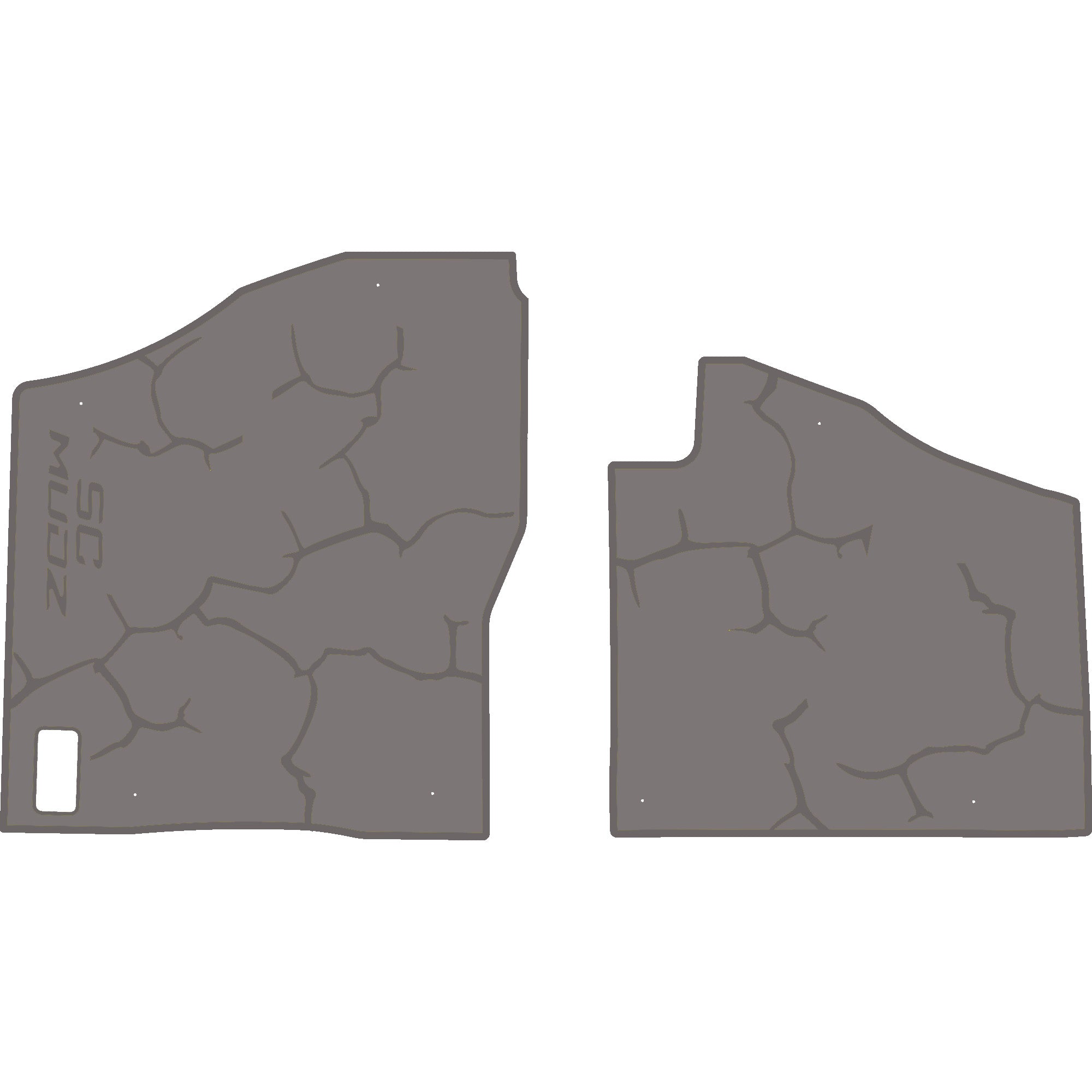 Polaris Xpedition - 2 Seat Floor Mats - OEM