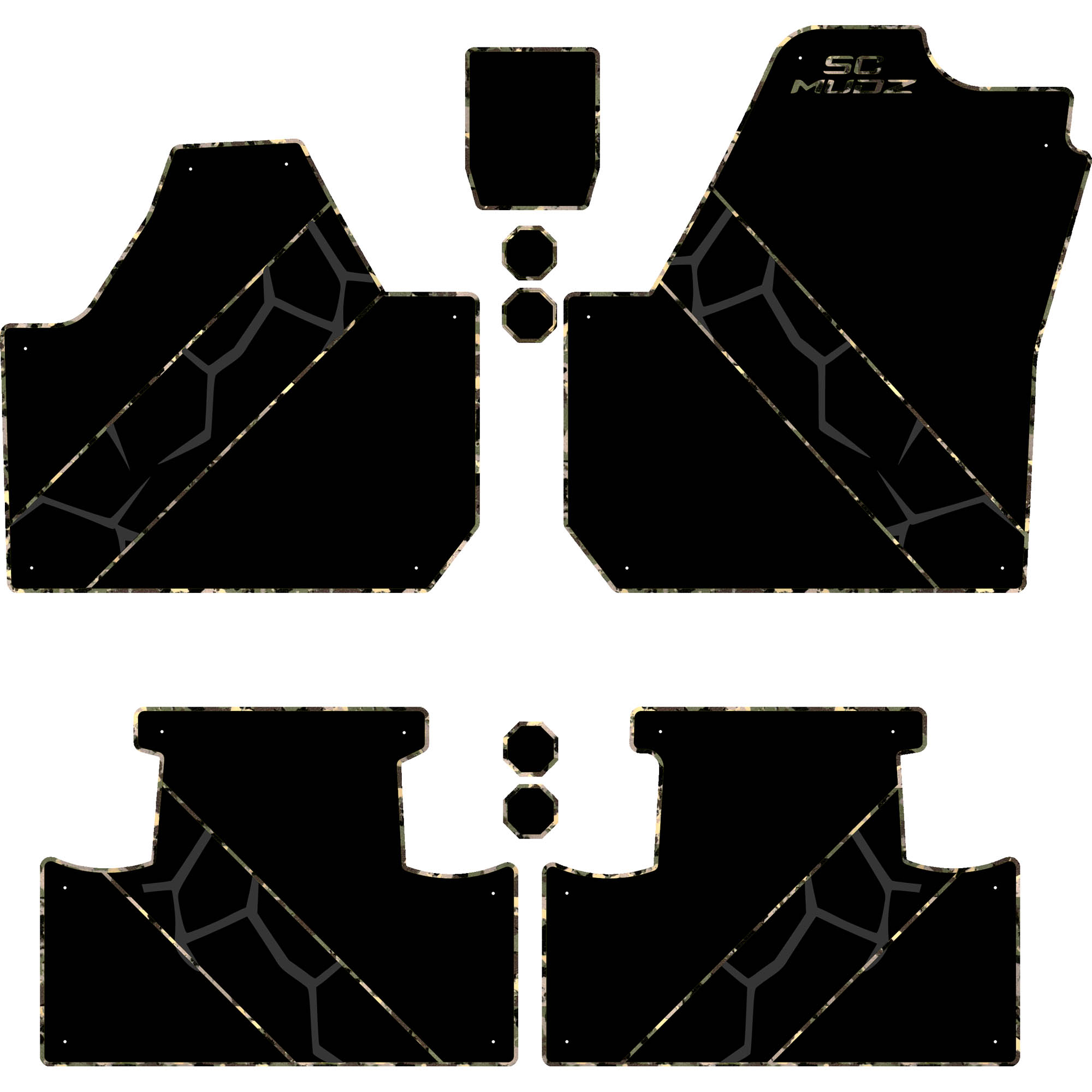 Can-Am Maverick X3 - 4 Seat Floor Mats - OEM