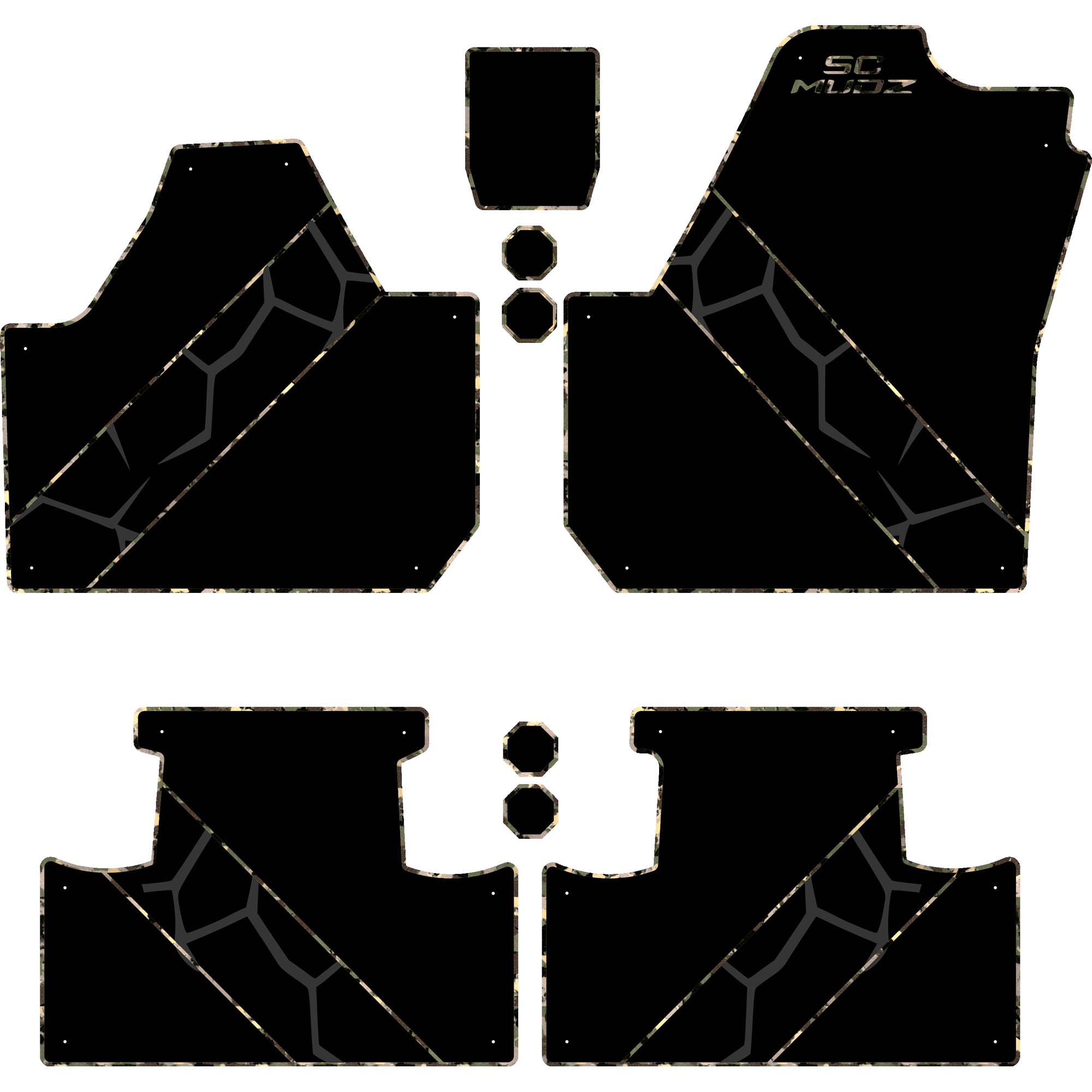 Can-Am Maverick X3 - 4 Seat Floor Mats - OEM