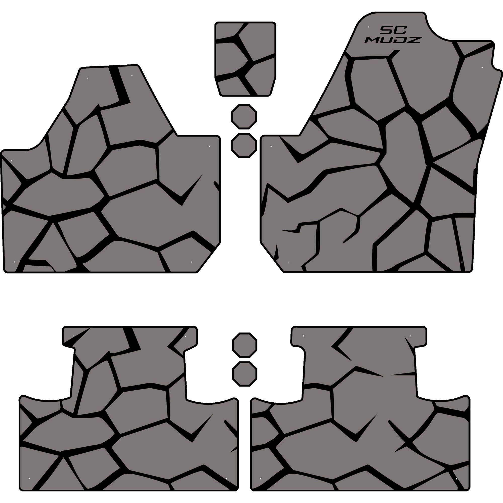 Can-Am Maverick X3 - 4 Seat Floor Mats - OEM