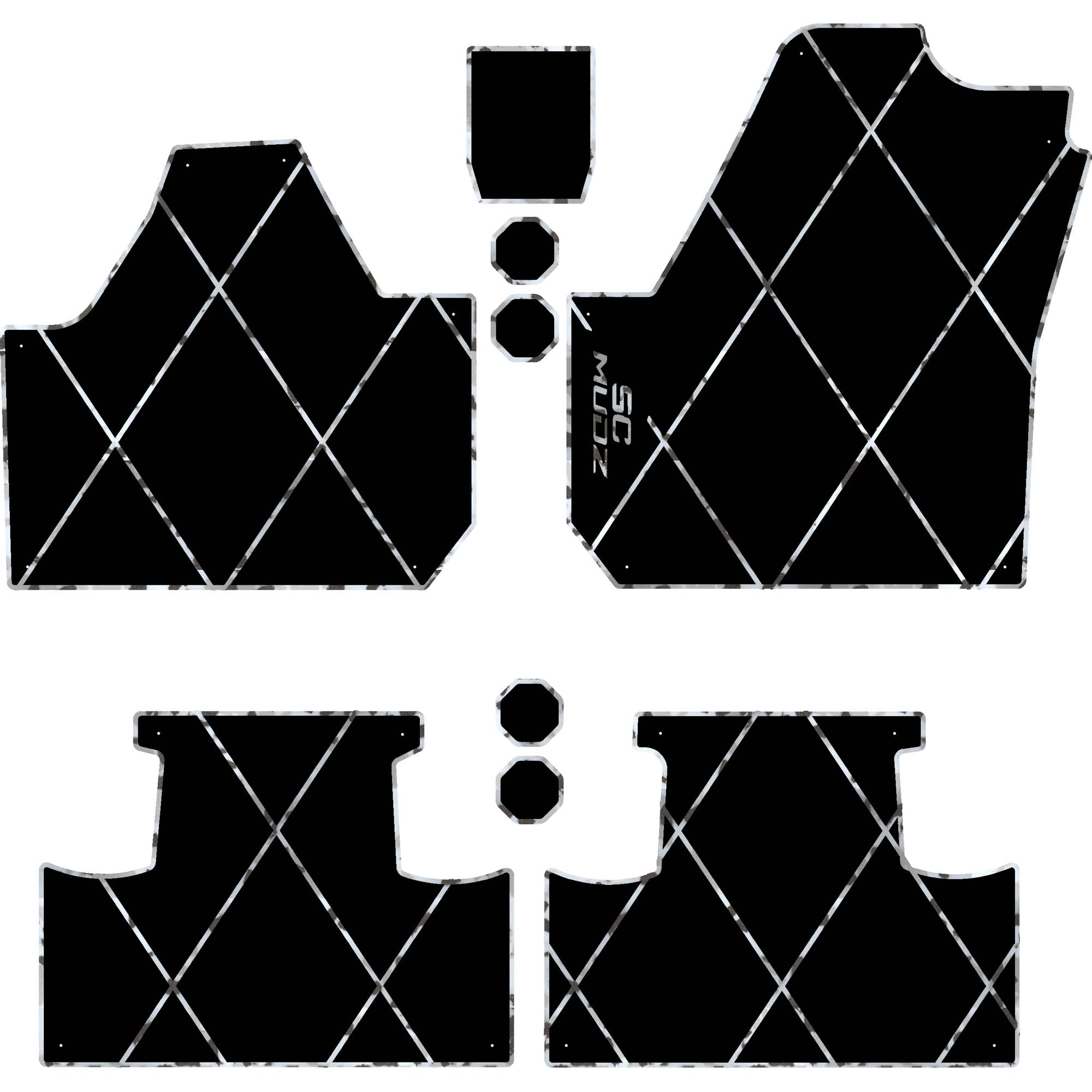 Can-Am Maverick X3 - 4 Seat Floor Mats - OEM