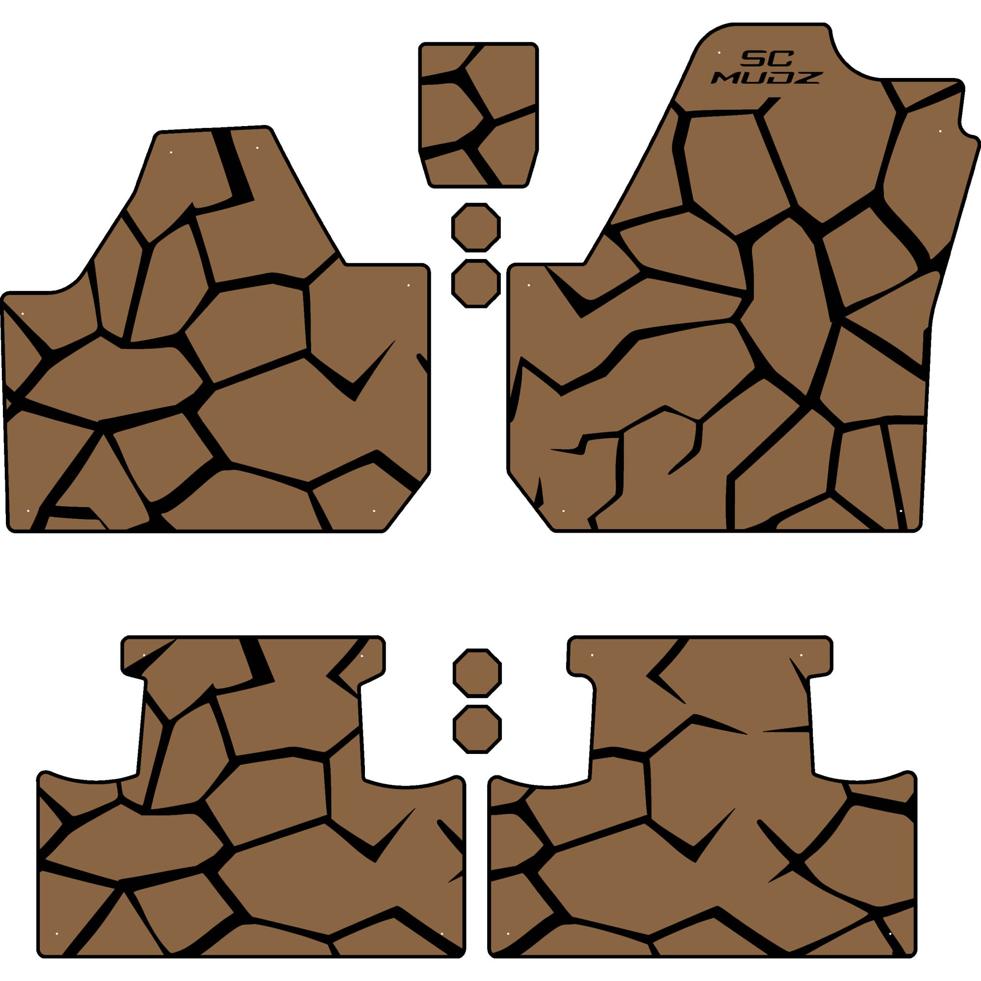 Can-Am Maverick X3 - 4 Seat Floor Mats - OEM