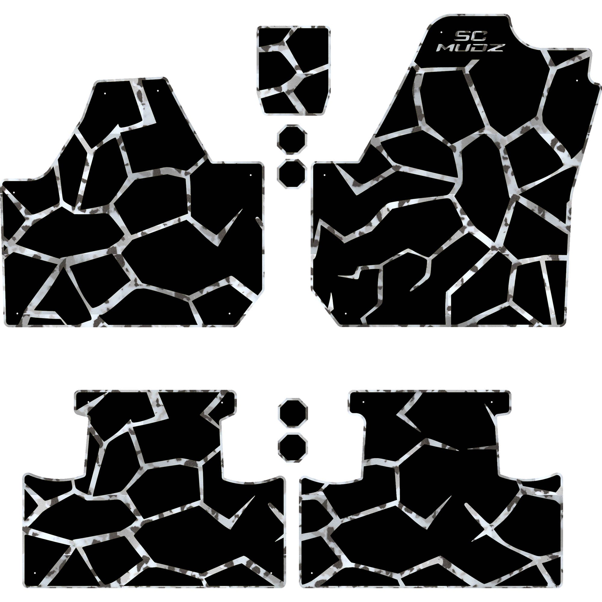 Can-Am Maverick X3 - 4 Seat Floor Mats - OEM