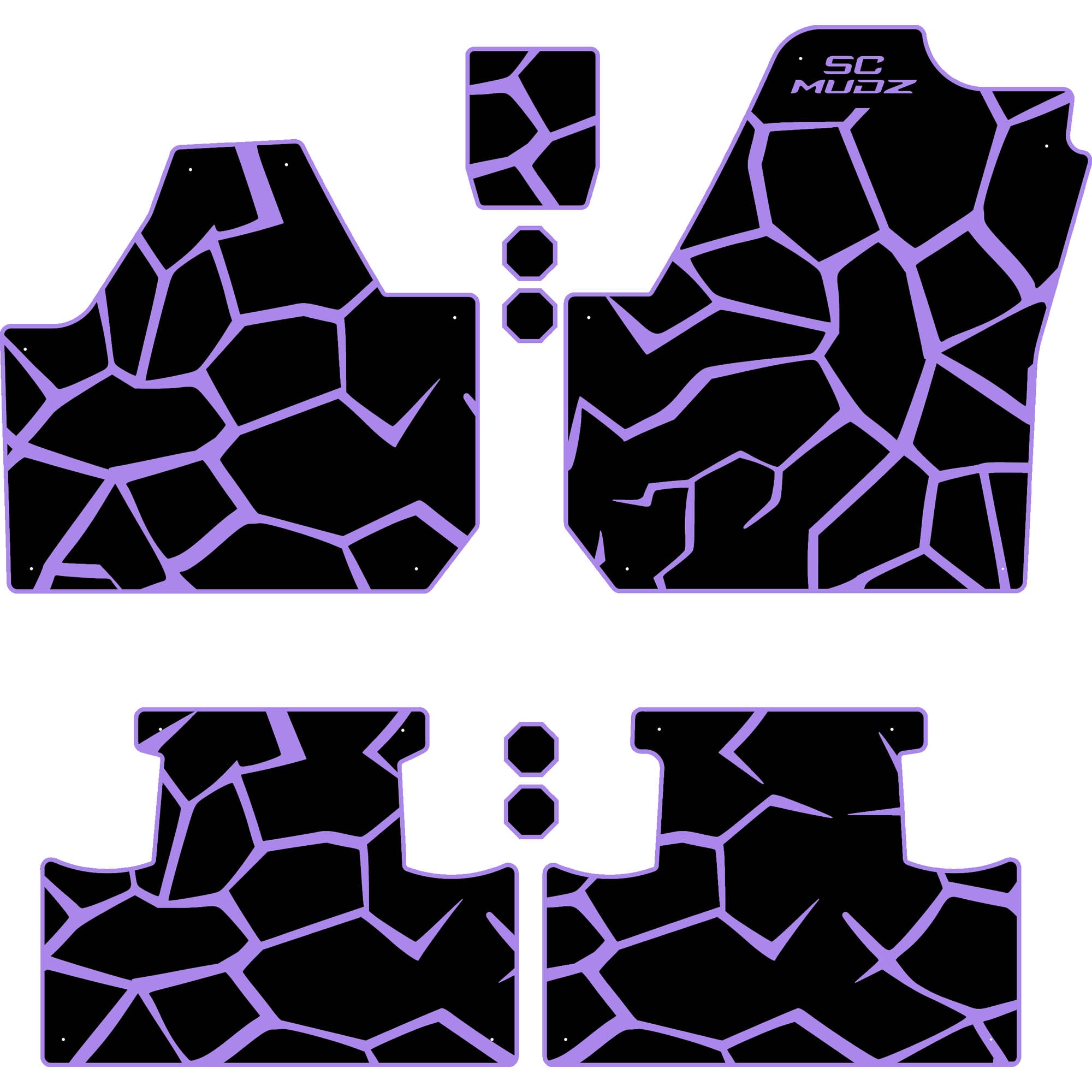 Can-Am Maverick X3 - 4 Seat Floor Mats - OEM