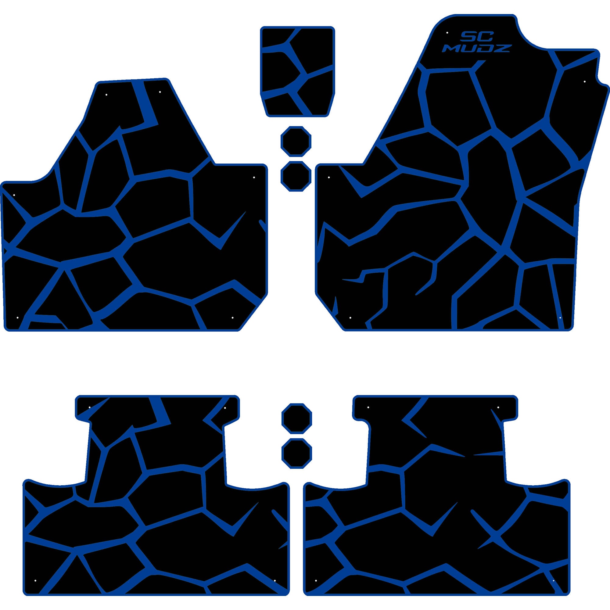 Can-Am Maverick X3 - 4 Seat Floor Mats - OEM