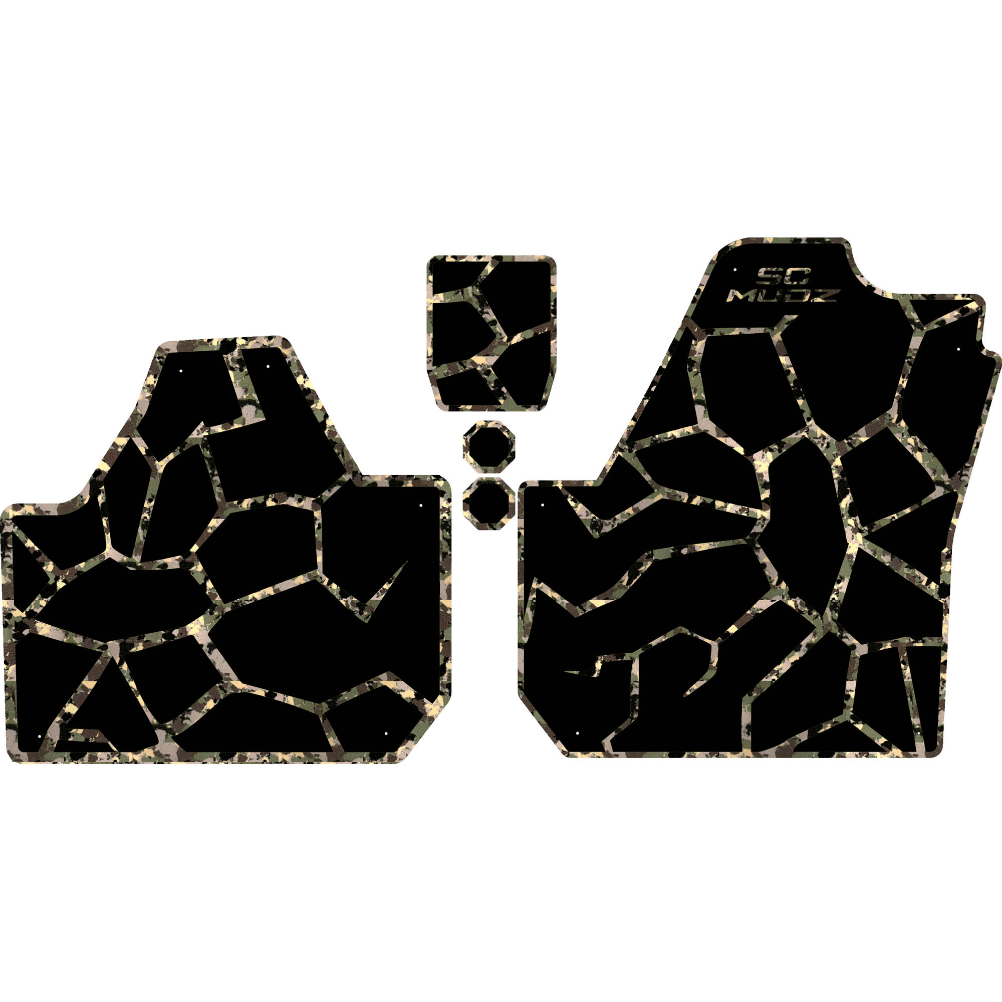 Can-Am Maverick X3 - 2 Seat Floor Mats - OEM