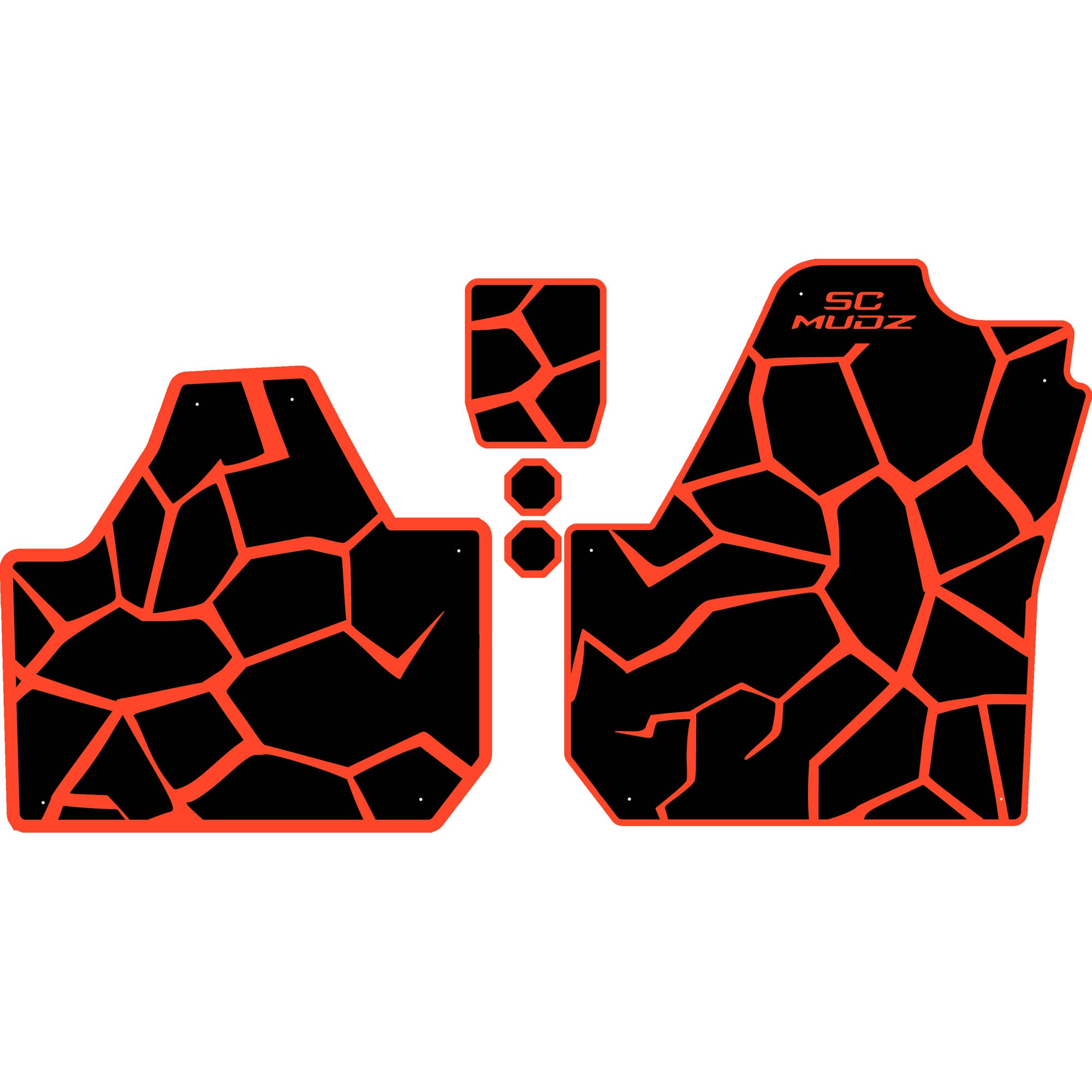 Can-Am Maverick X3 - 2 Seat Floor Mats - OEM