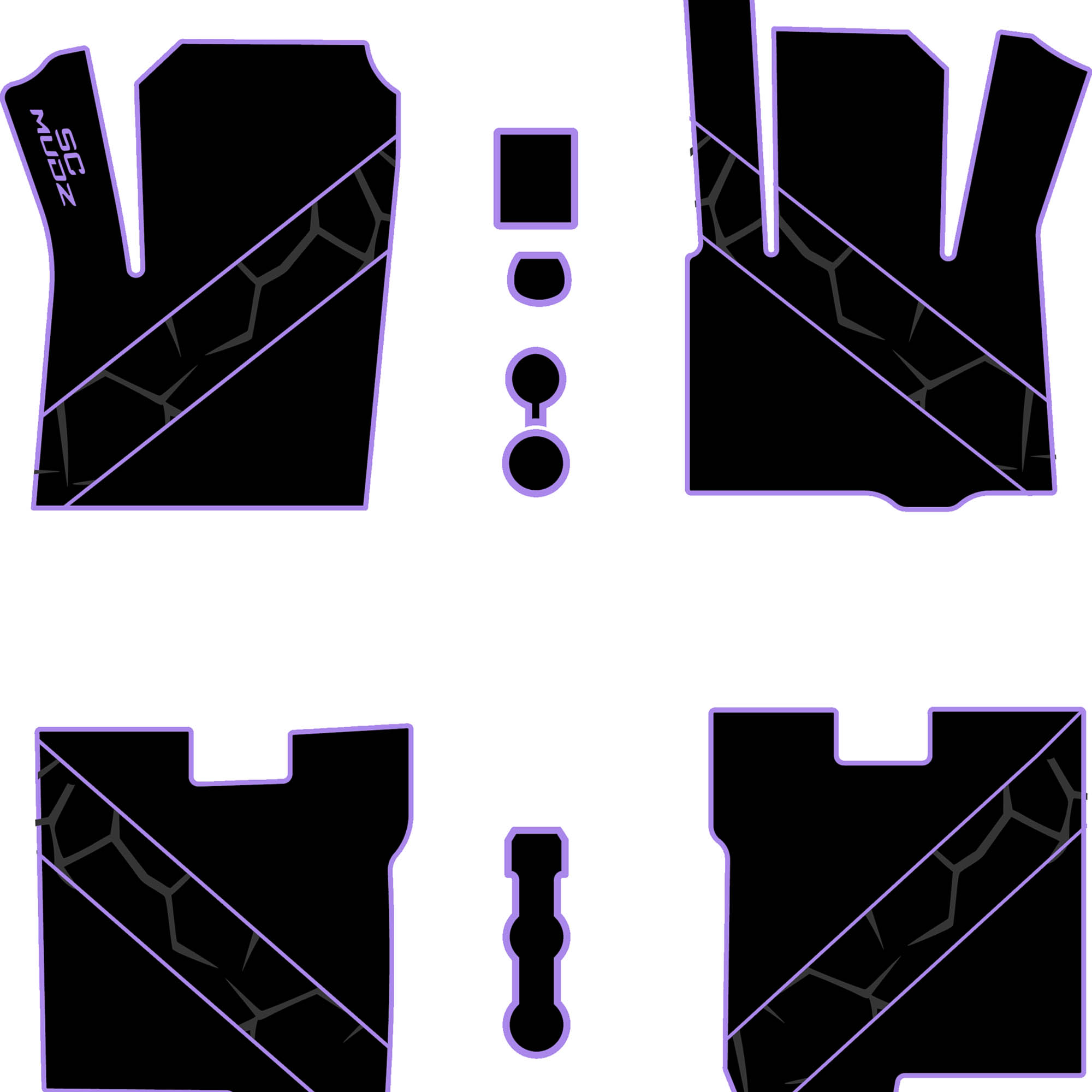 2022-2026 Polaris RZR Pro R - 4 Seat Floor Mats - OEM